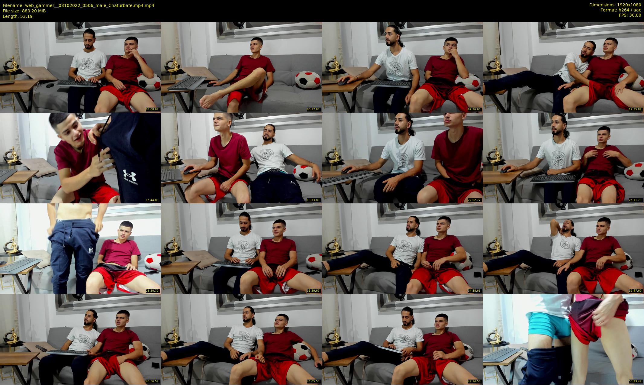 web_gammer_ — 54 minute Chaturbate male cam show recording, 1080p, Oct 3, 2022