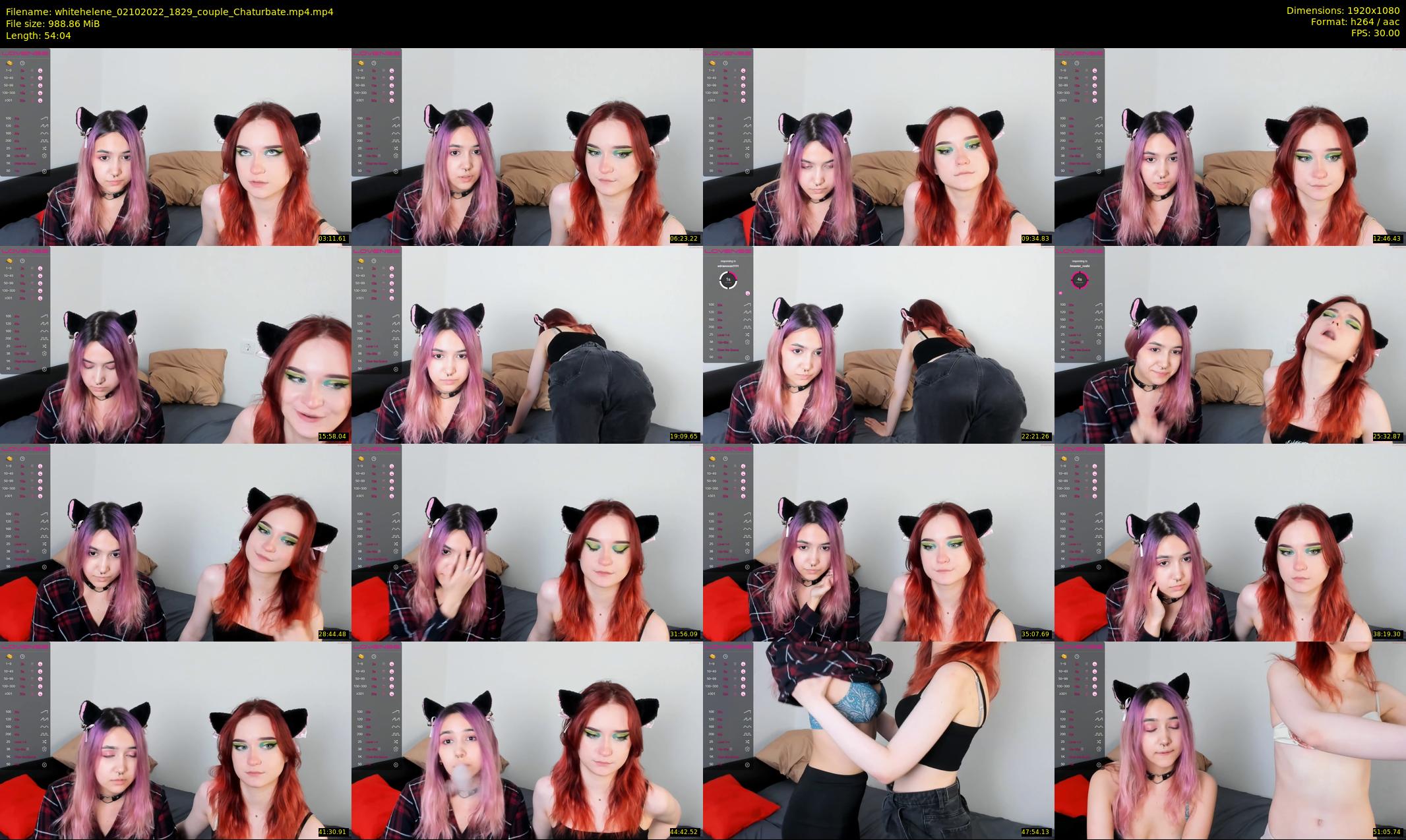 whitehelene — 55 minute Chaturbate female cam show recording, 1080p, Oct 2, 2022