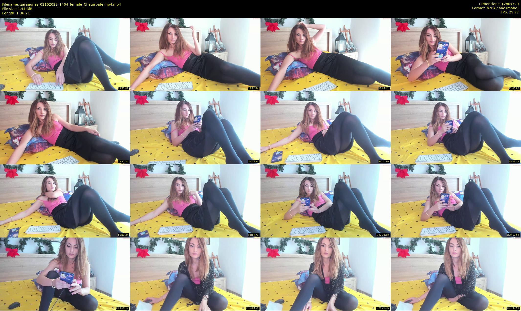 zaraagnes — 97 minute Chaturbate female cam show recording, 720p, Oct 2, 2022