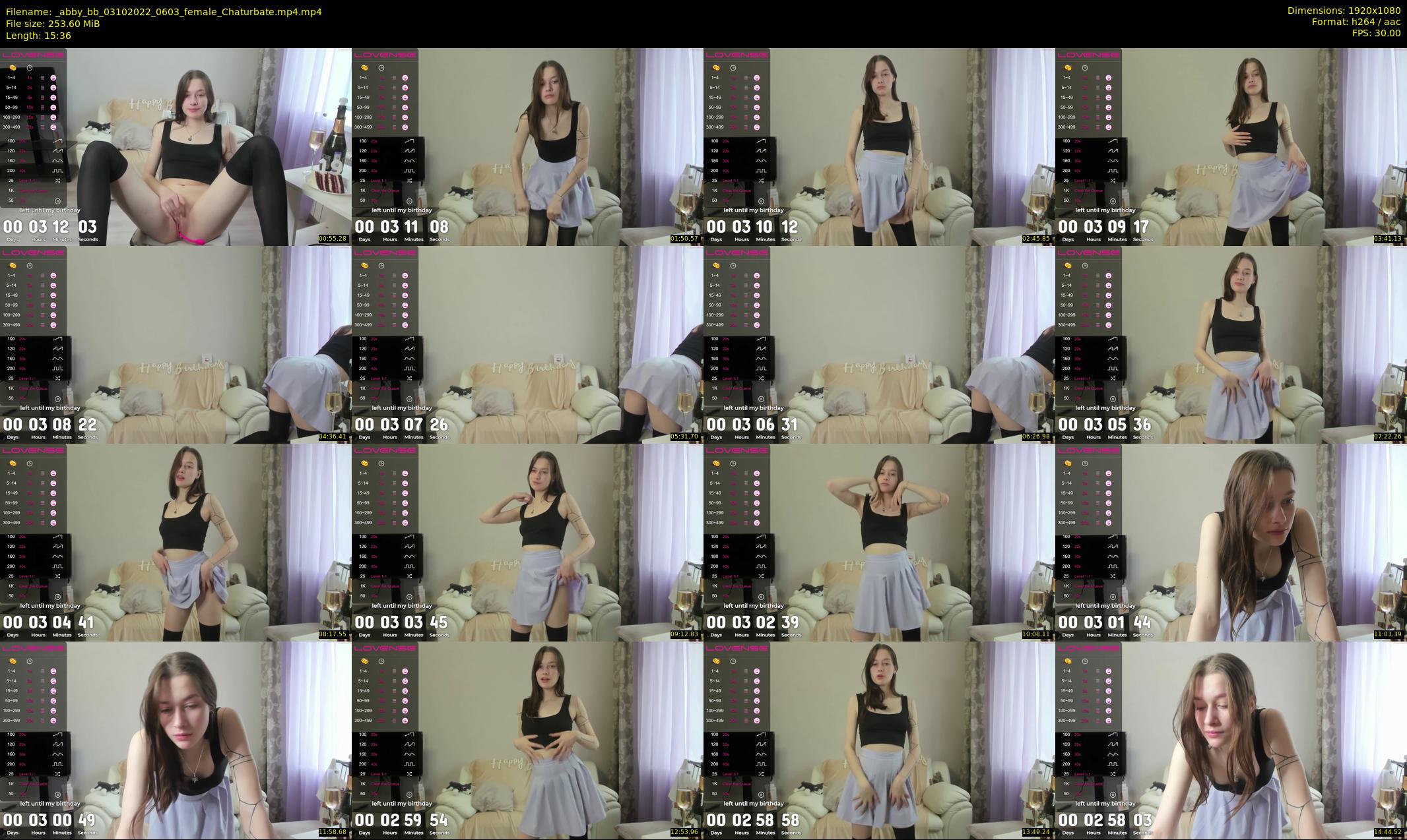 _abby_bb — 16 minute Chaturbate female cam show recording, 1080p, Oct 3, 2022