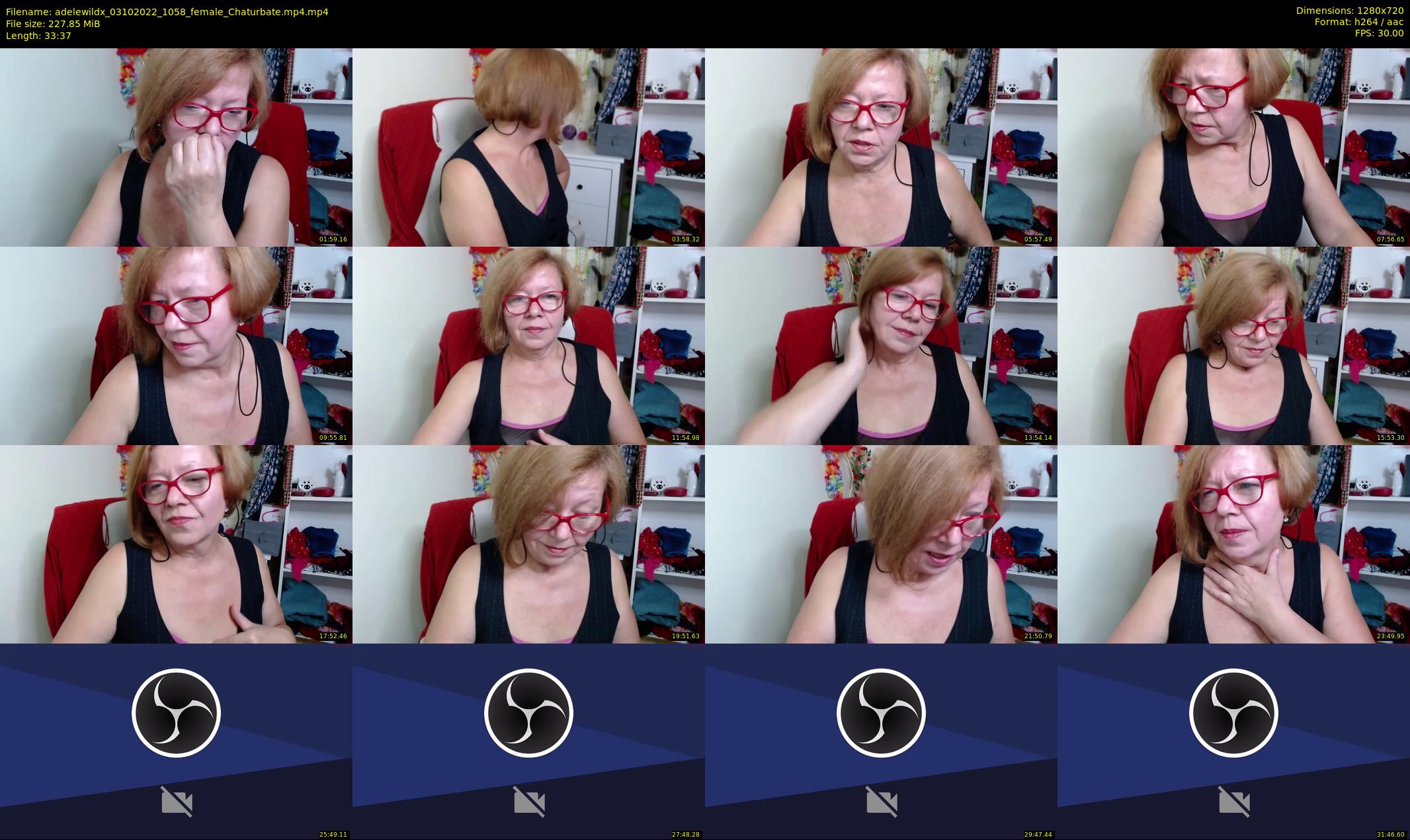 adelewildx — 34 minute Chaturbate female cam show recording, 720p, Oct 3, 2022