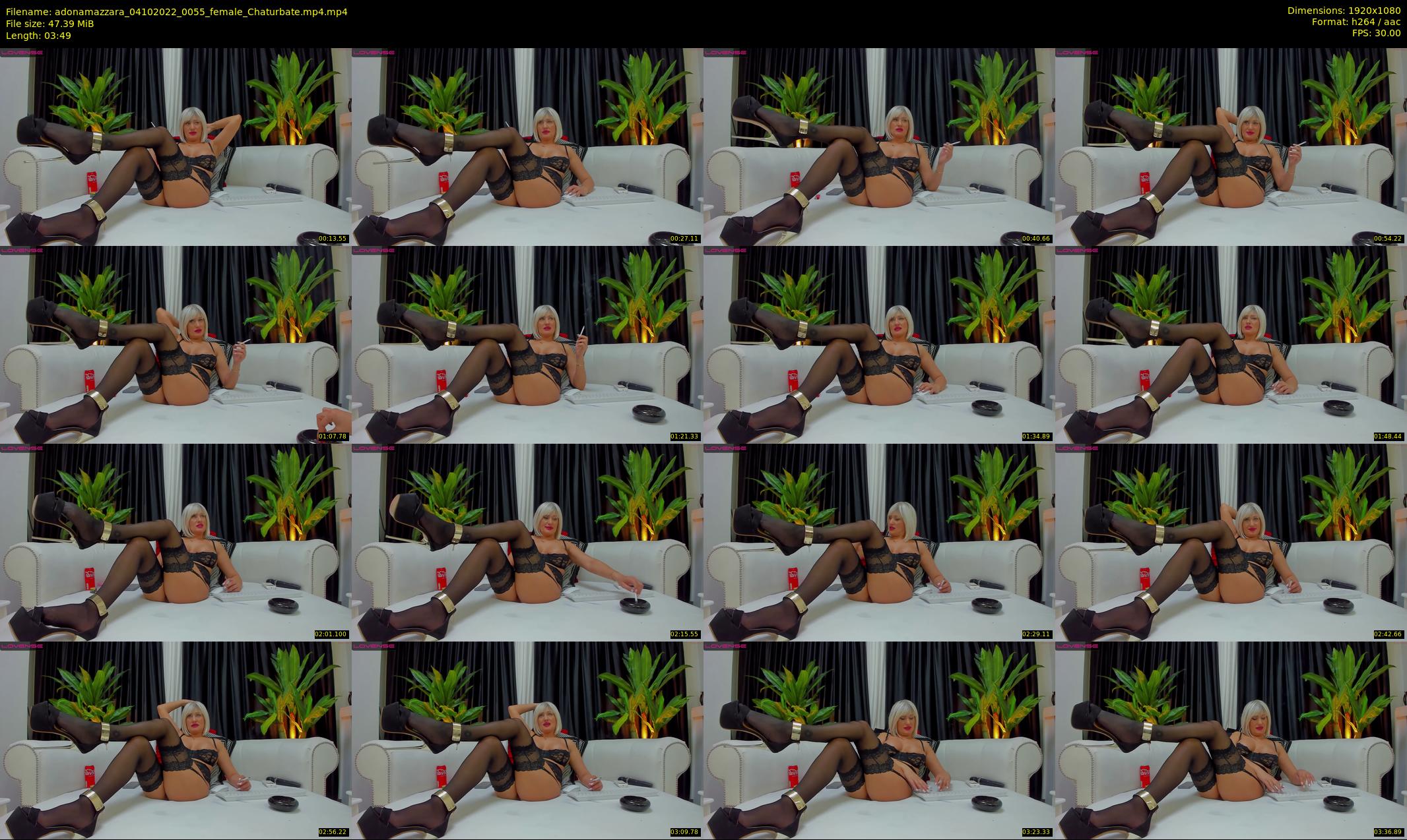 adonamazzara — 4 minute Chaturbate female cam show recording, 1080p, Oct 4, 2022