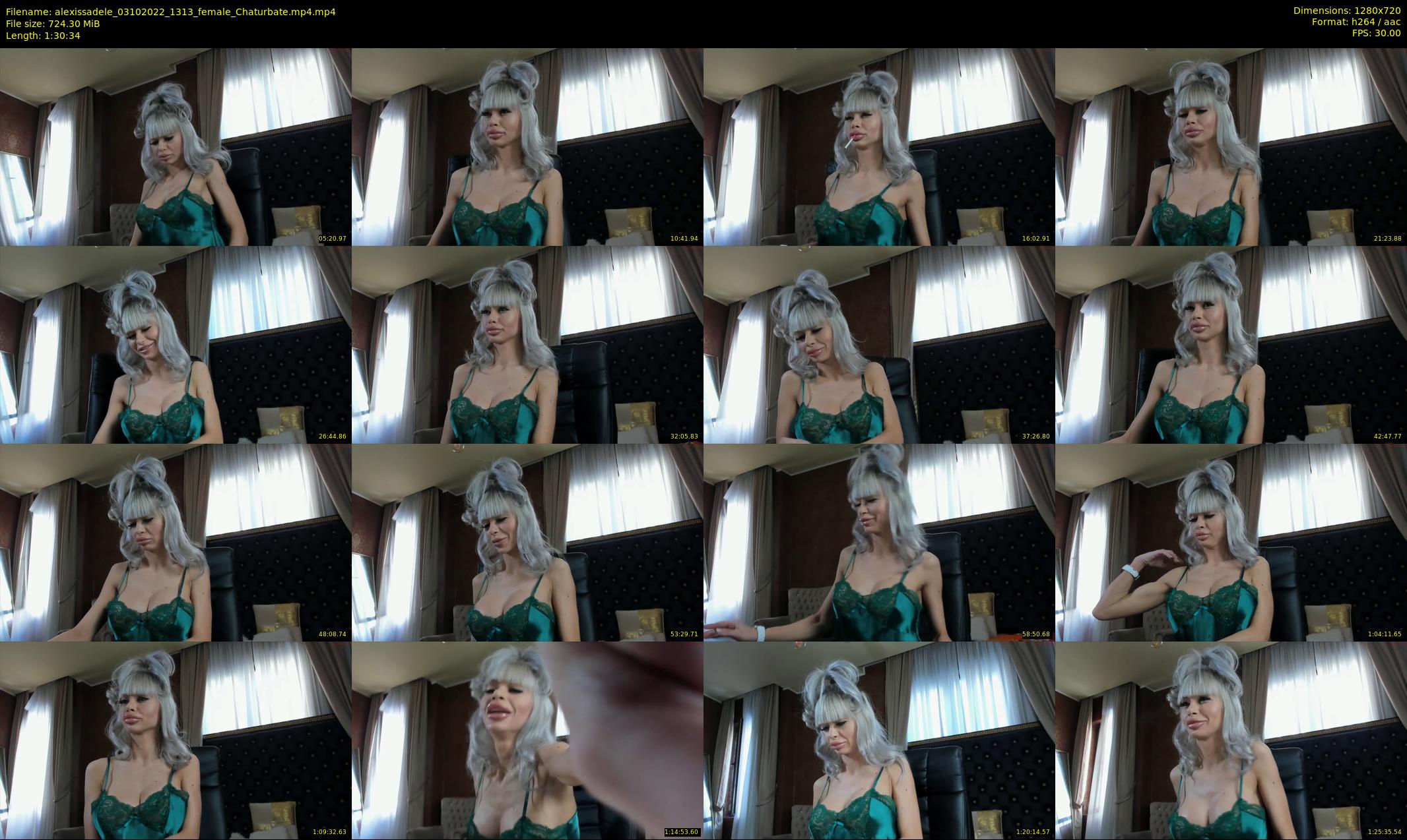 alexissadele — 91 minute Chaturbate female cam show recording, 720p, Oct 3, 2022