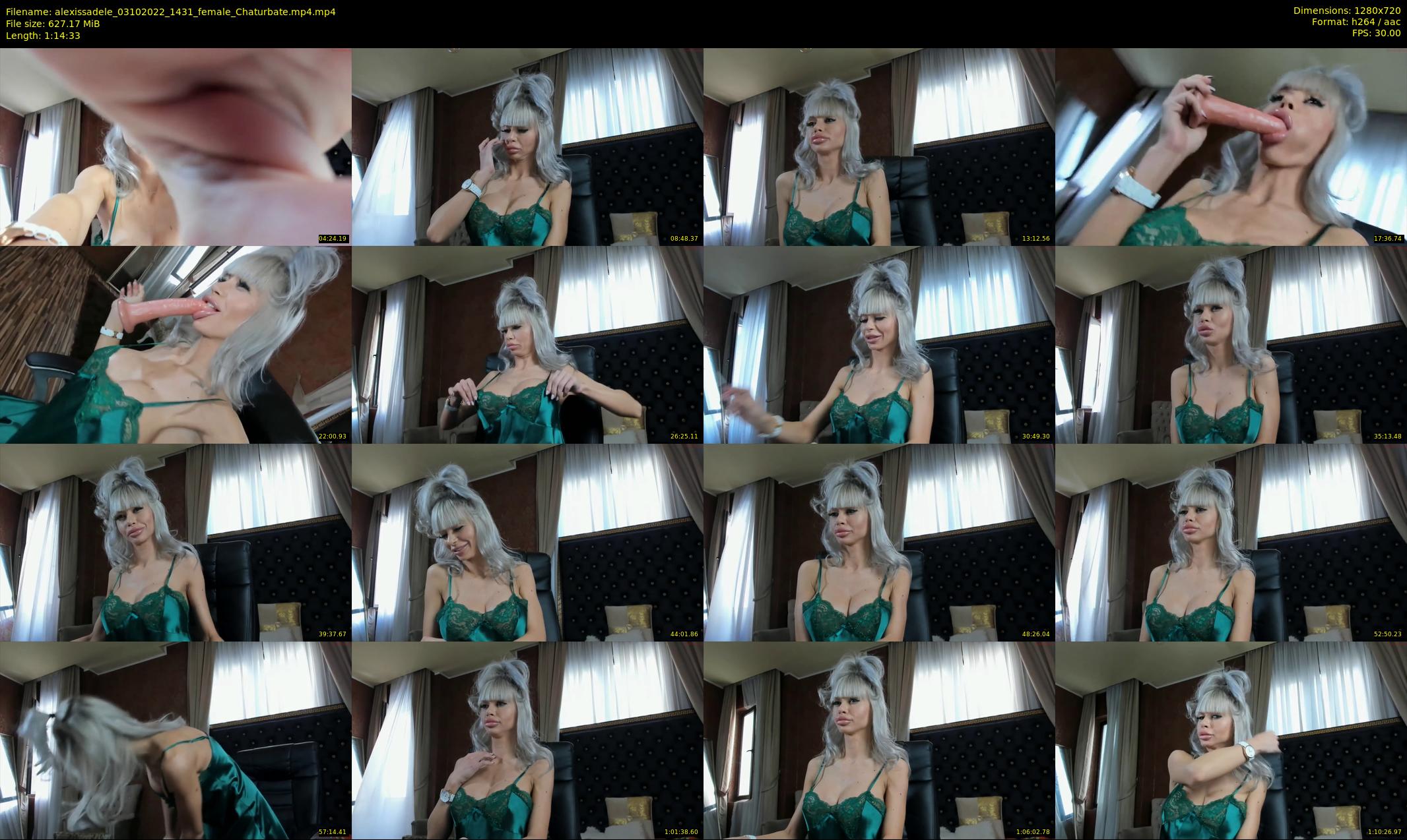 alexissadele — 75 minute Chaturbate female cam show recording, 720p, Oct 3, 2022