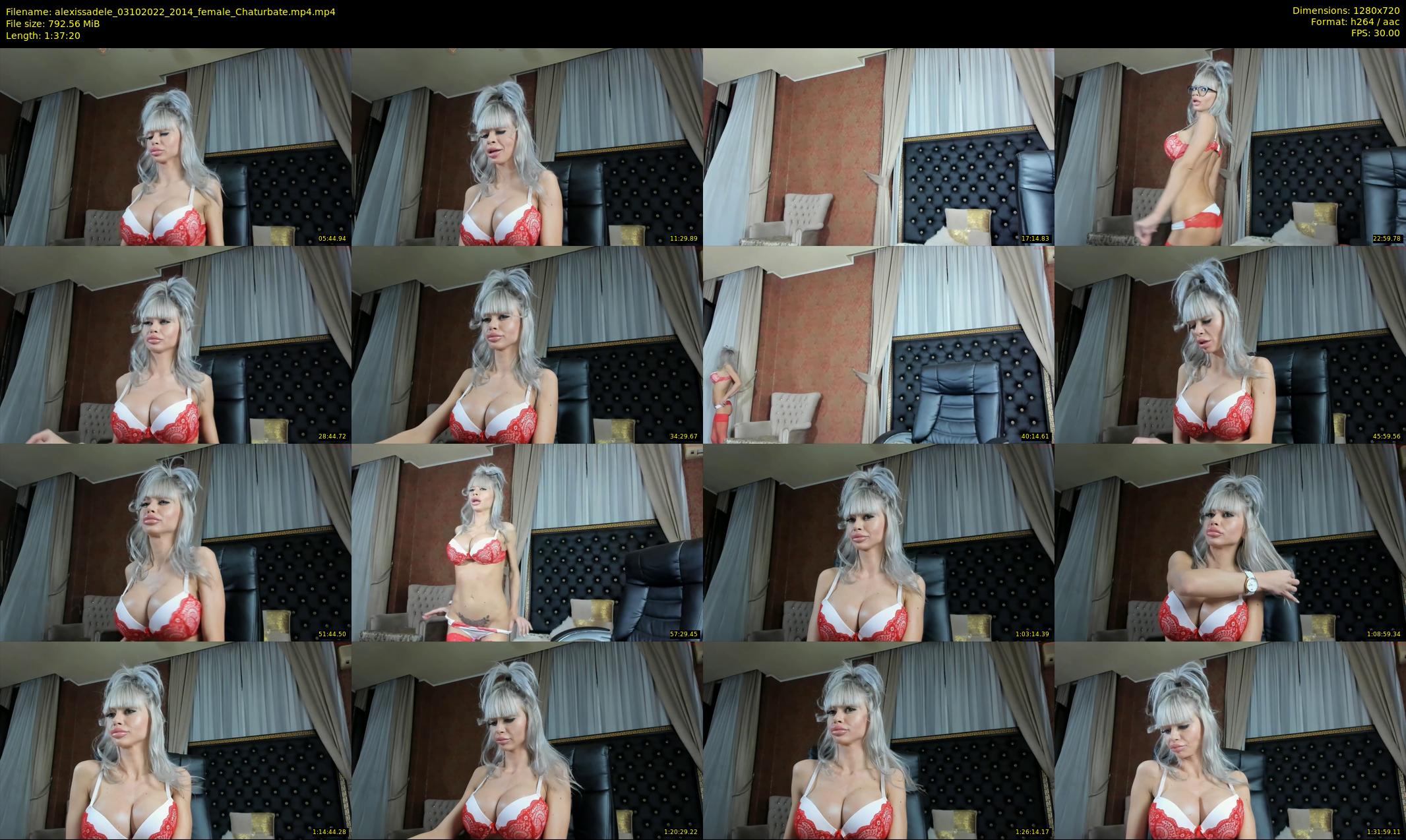 alexissadele — 98 minute Chaturbate female cam show recording, 720p, Oct 3, 2022