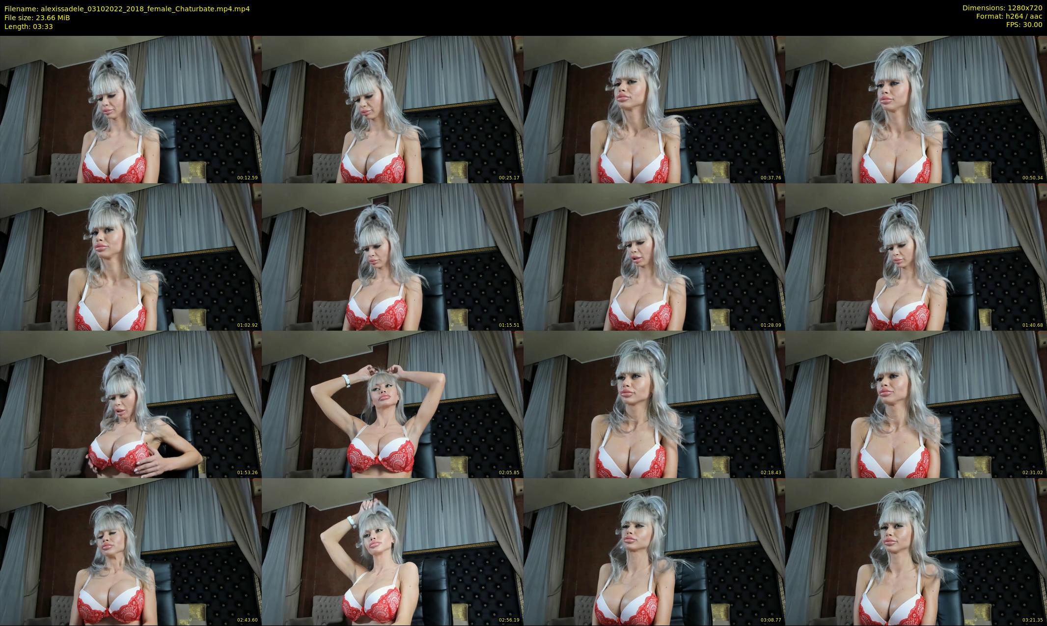 alexissadele — 4 minute Chaturbate female cam show recording, 720p, Oct 3, 2022