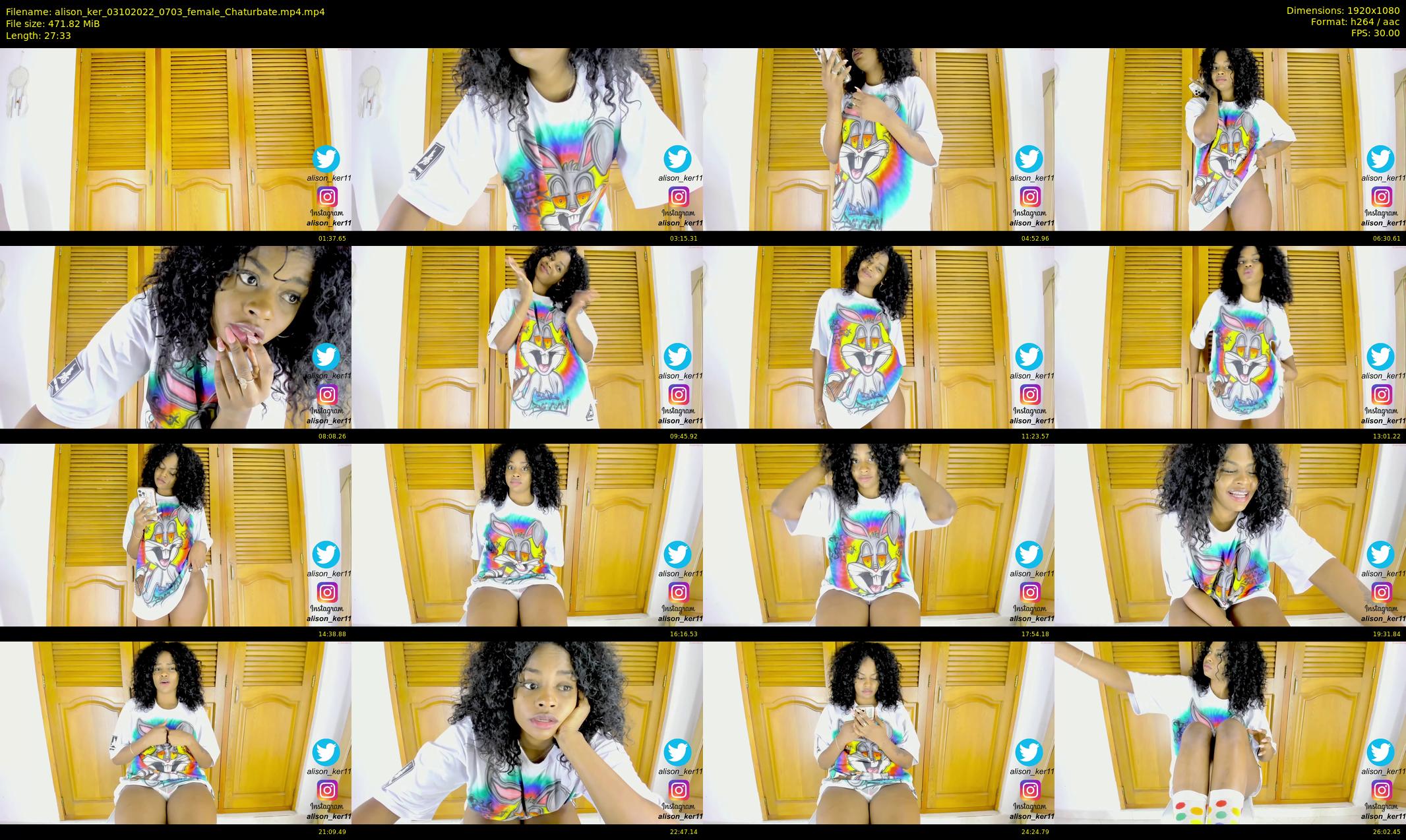 alison_ker — 28 minute Chaturbate female cam show recording, 1080p, Oct 3, 2022