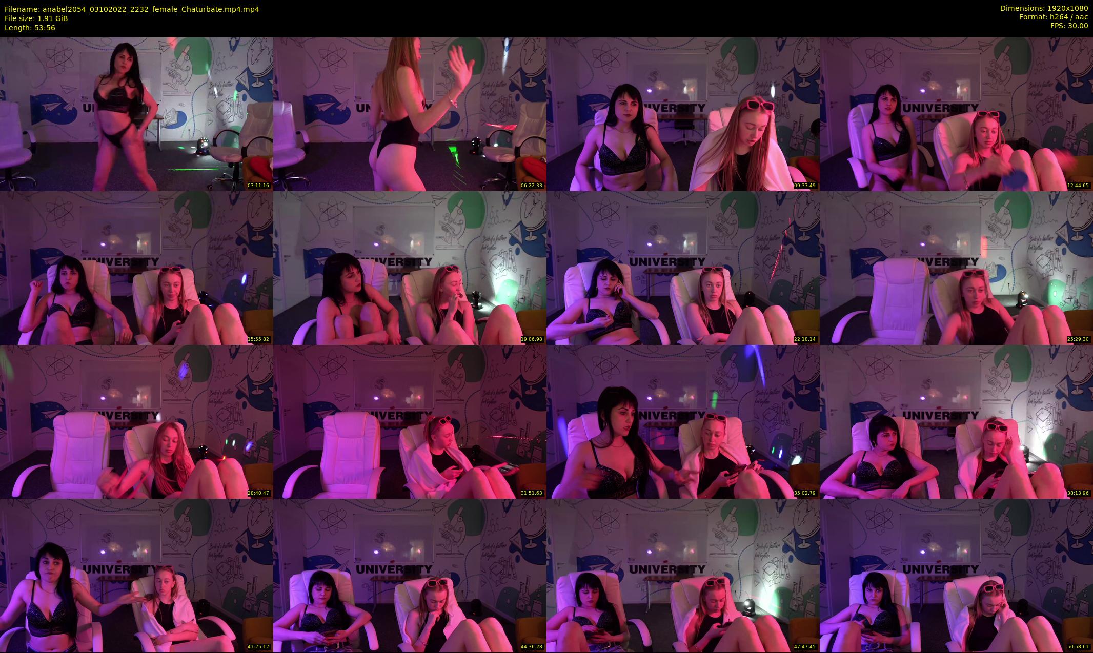 anabel2054 — 54 minute Chaturbate female cam show recording, 1080p, Oct 3, 2022