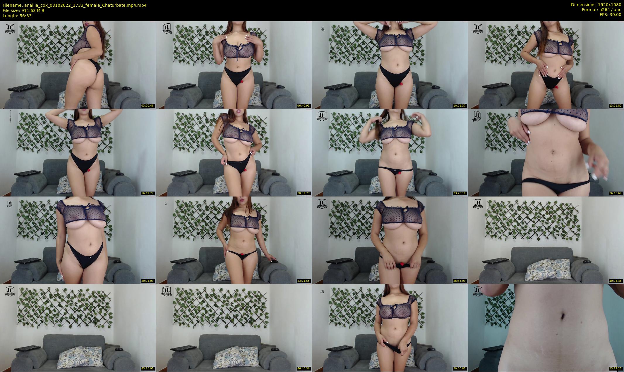 analiia_cox — 57 minute Chaturbate female cam show recording, 1080p, Oct 3, 2022
