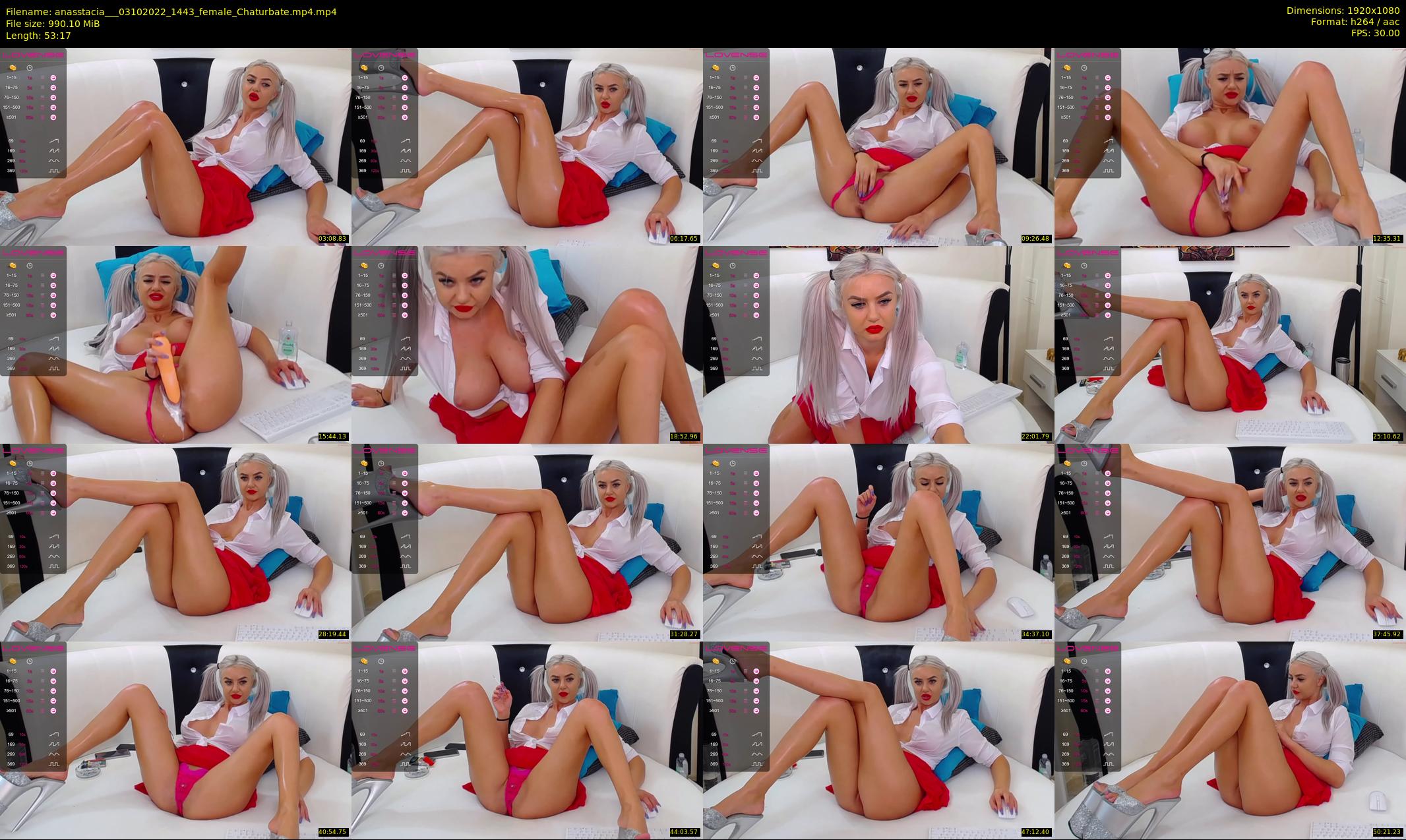 anasstacia__ — 54 minute Chaturbate female cam show recording, 1080p, Oct 3, 2022