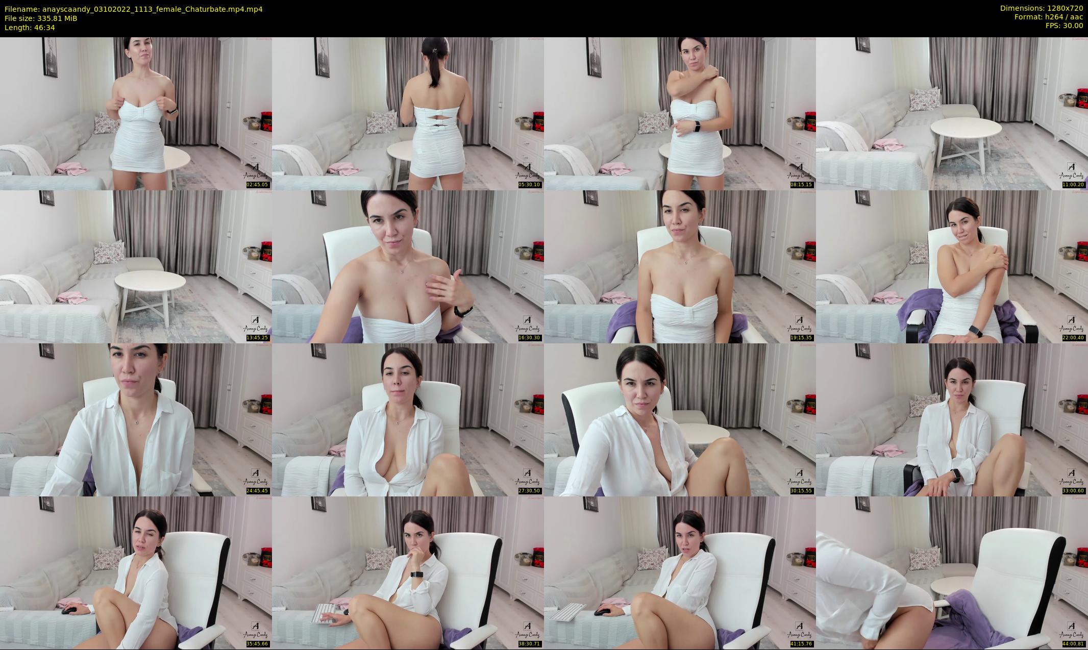 anayscaandy — 47 minute Chaturbate female cam show recording, 720p, Oct 3, 2022