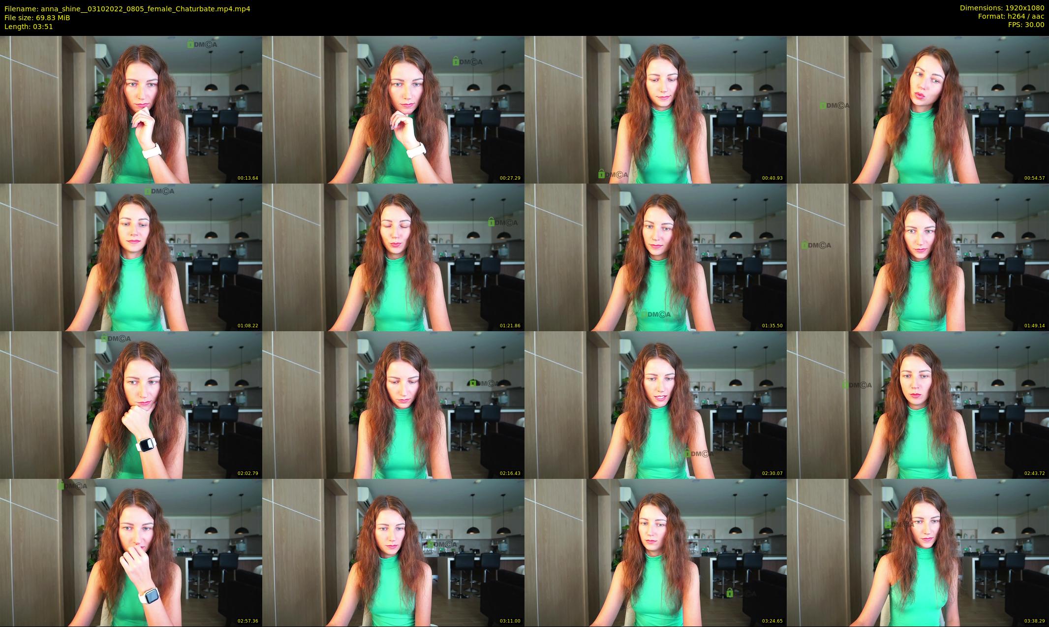 anna_shine_ — 4 minute Chaturbate female cam show recording, 1080p, Oct 3, 2022