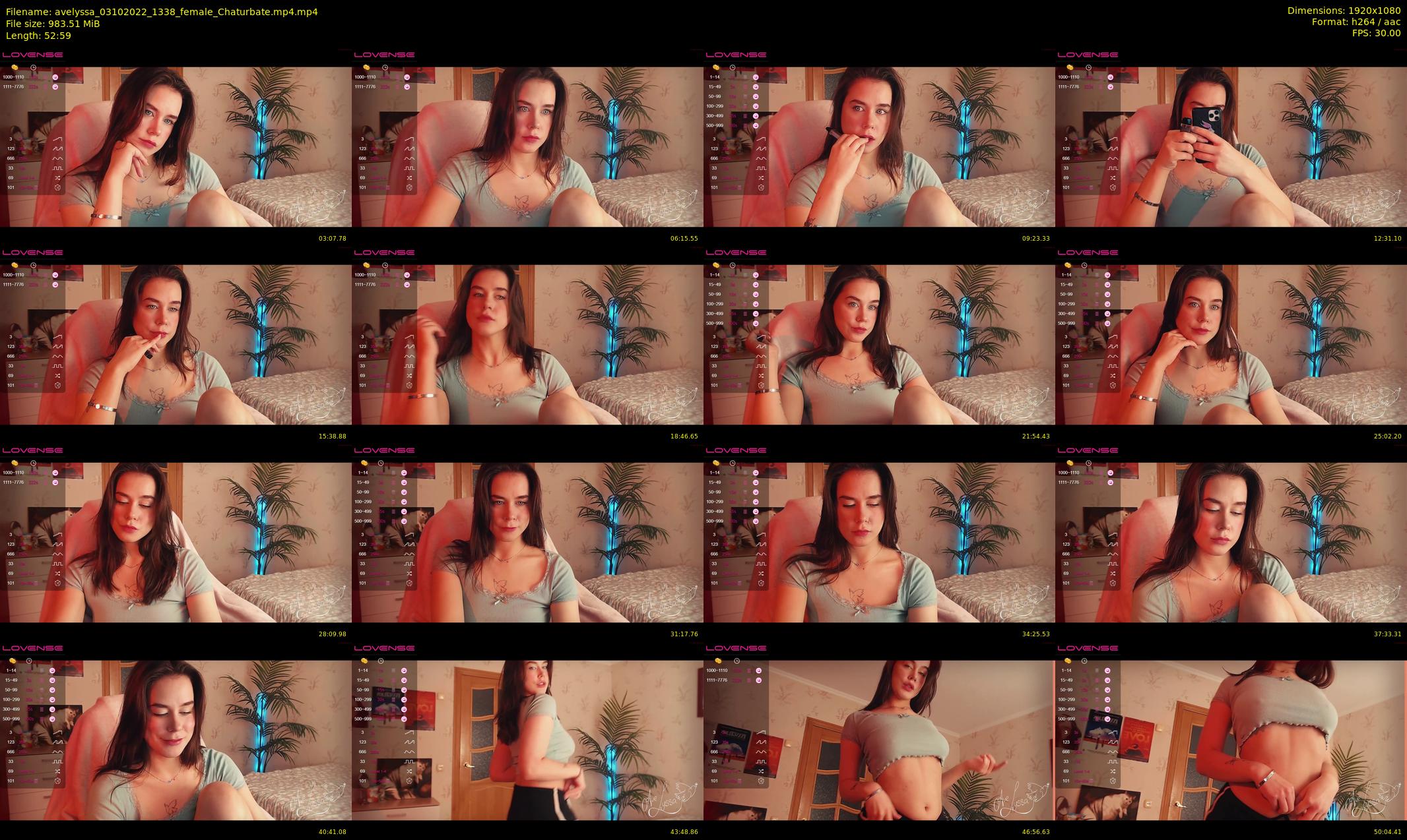 avelyssa — 53 minute Chaturbate female cam show recording, 1080p, Oct 3, 2022