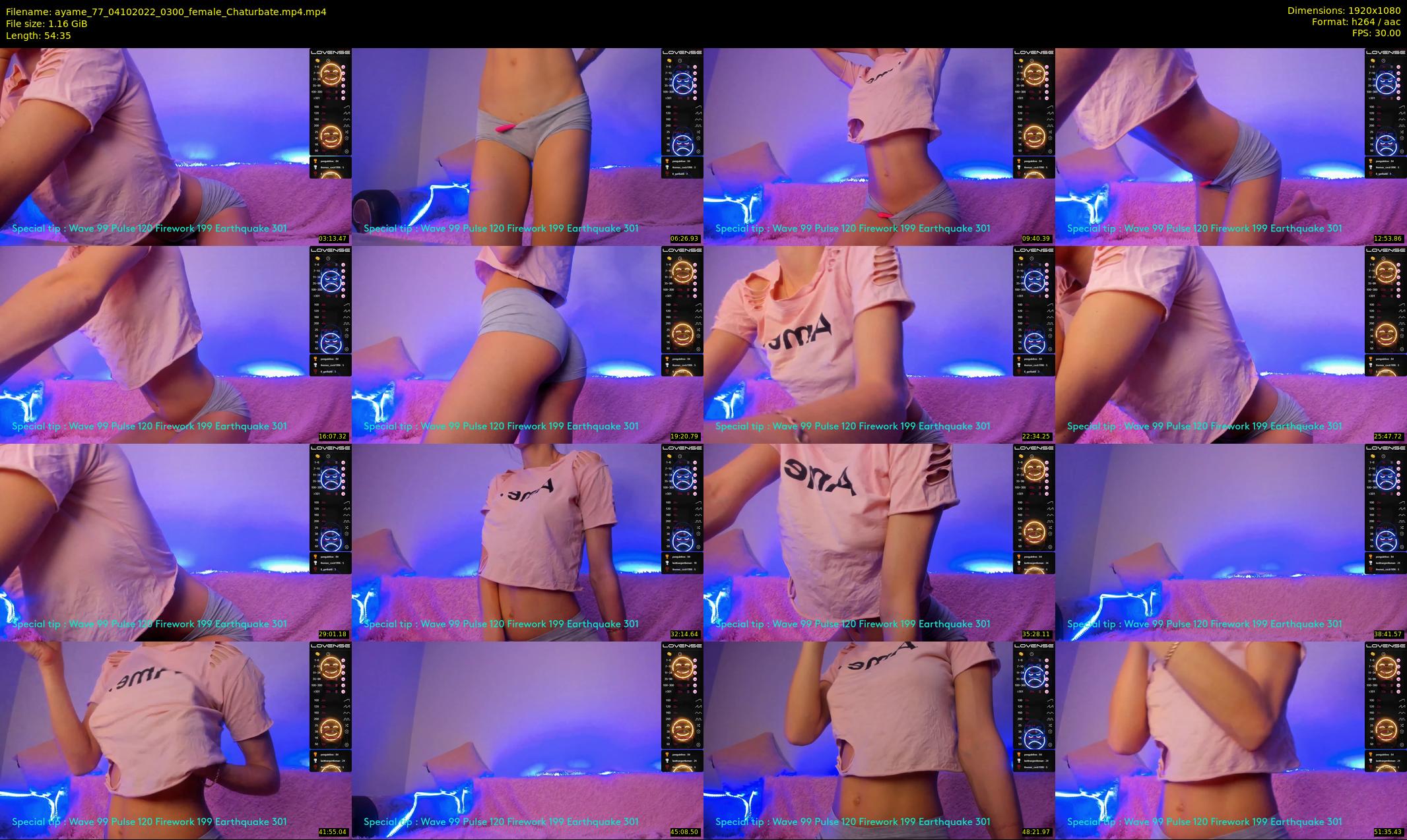 ayame_77 — 55 minute Chaturbate female cam show recording, 1080p, Oct 4, 2022