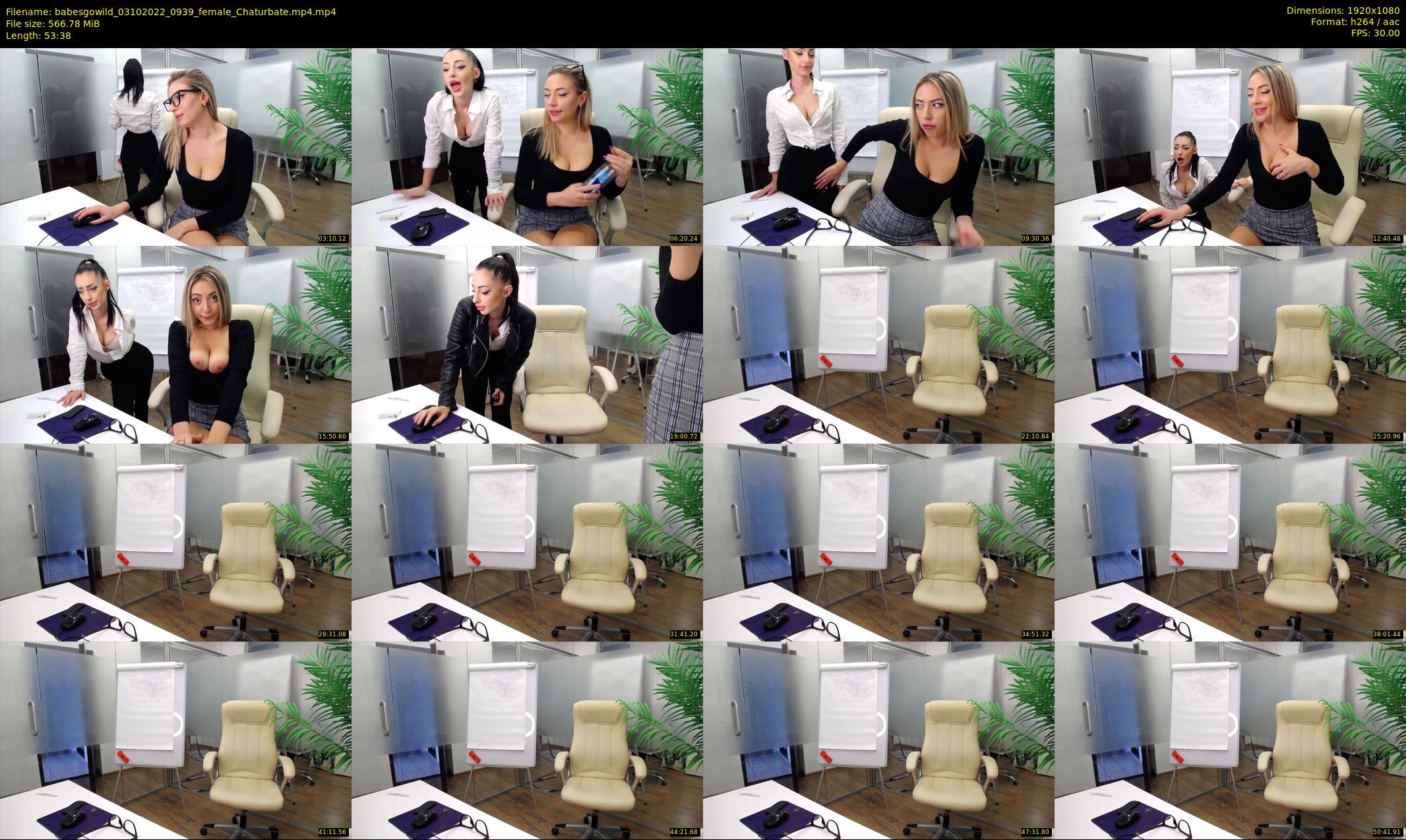 babesgowild — 54 minute Chaturbate couple cam show recording, 1080p, Oct 3, 2022