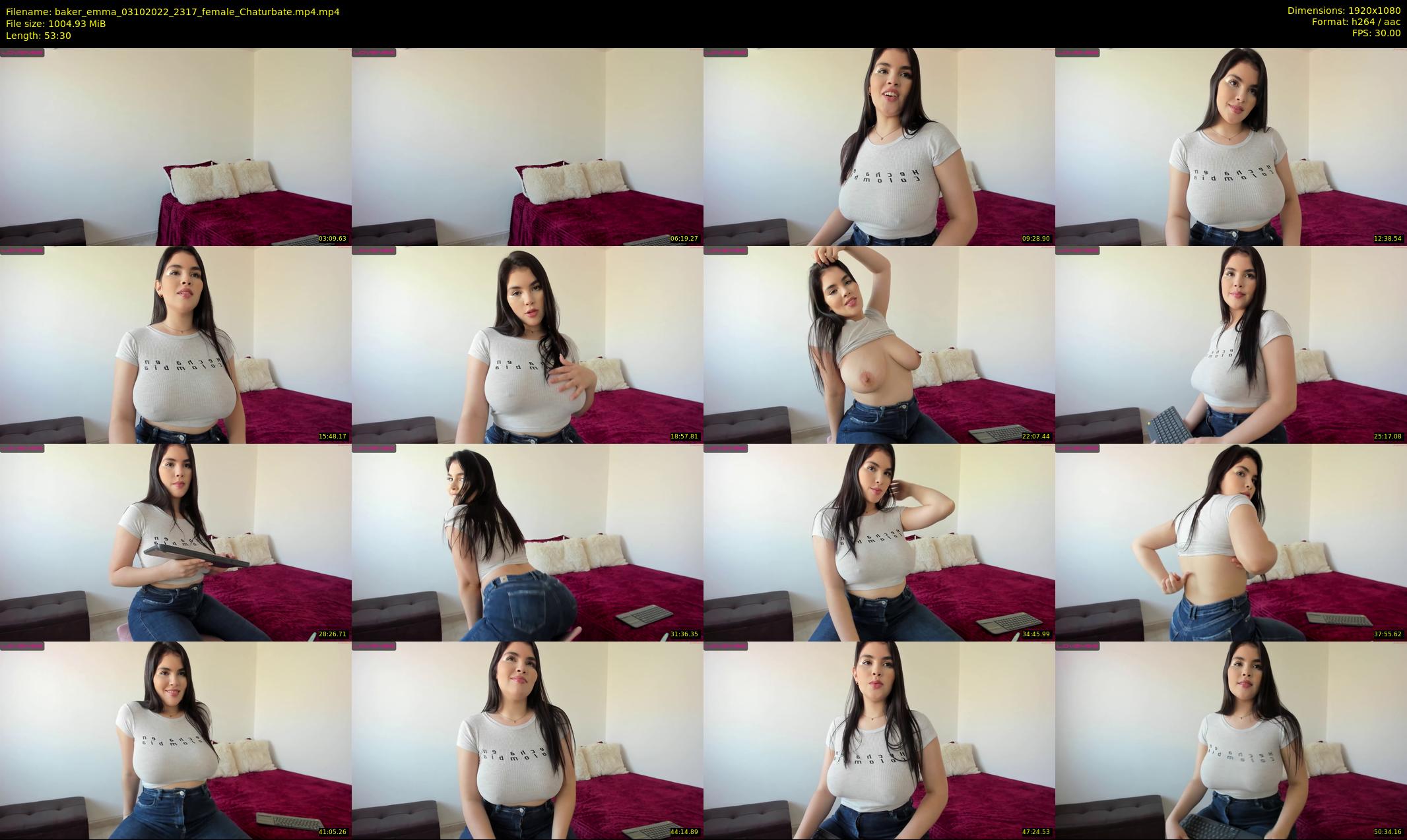 baker_emma — 54 minute Chaturbate female cam show recording, 1080p, Oct 3, 2022
