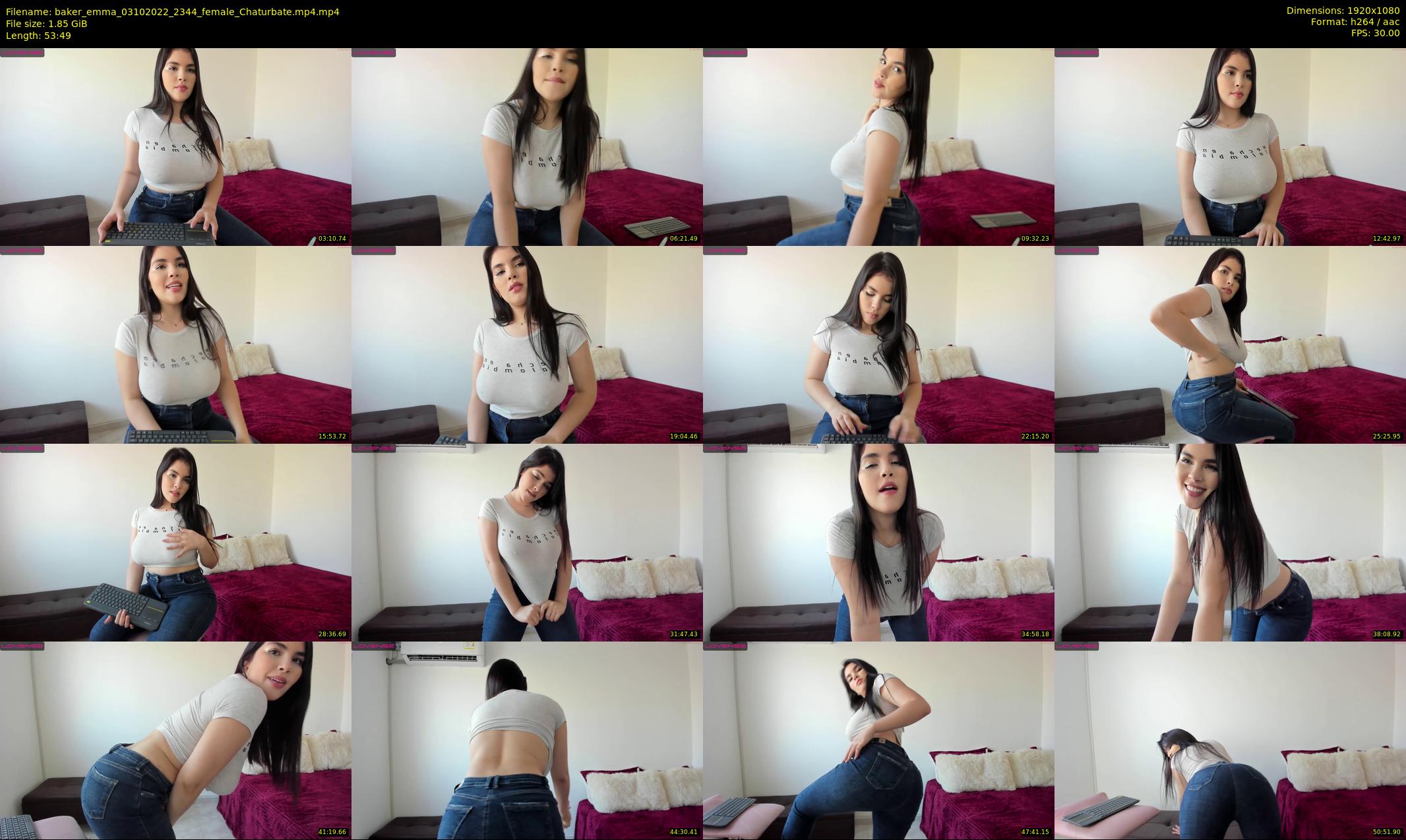 baker_emma — 54 minute Chaturbate female cam show recording, 1080p, Oct 3, 2022