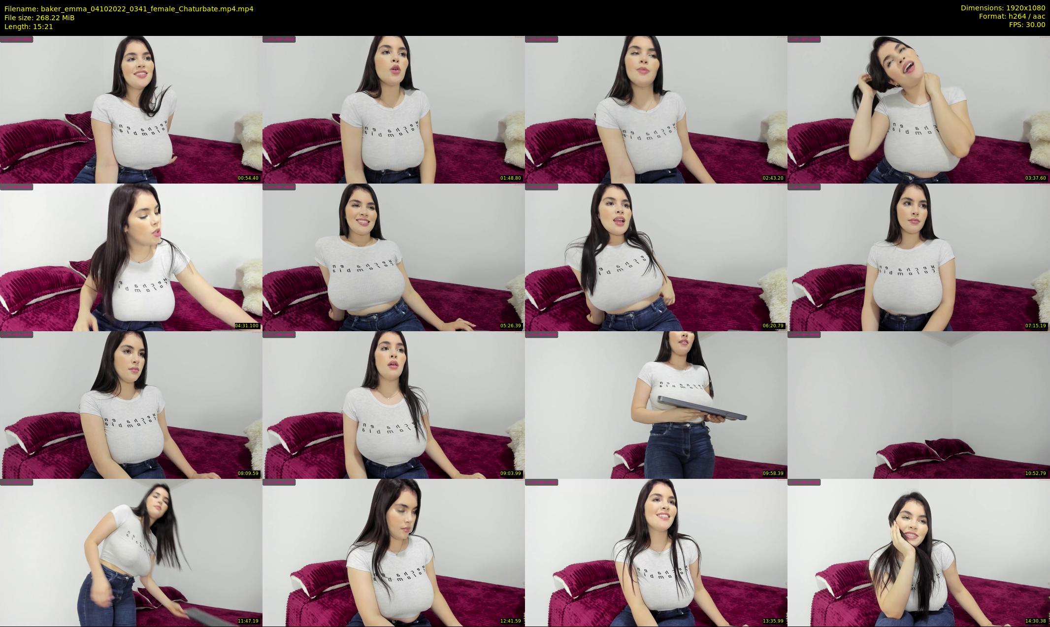 baker_emma — 16 minute Chaturbate female cam show recording, 1080p, Oct 4, 2022