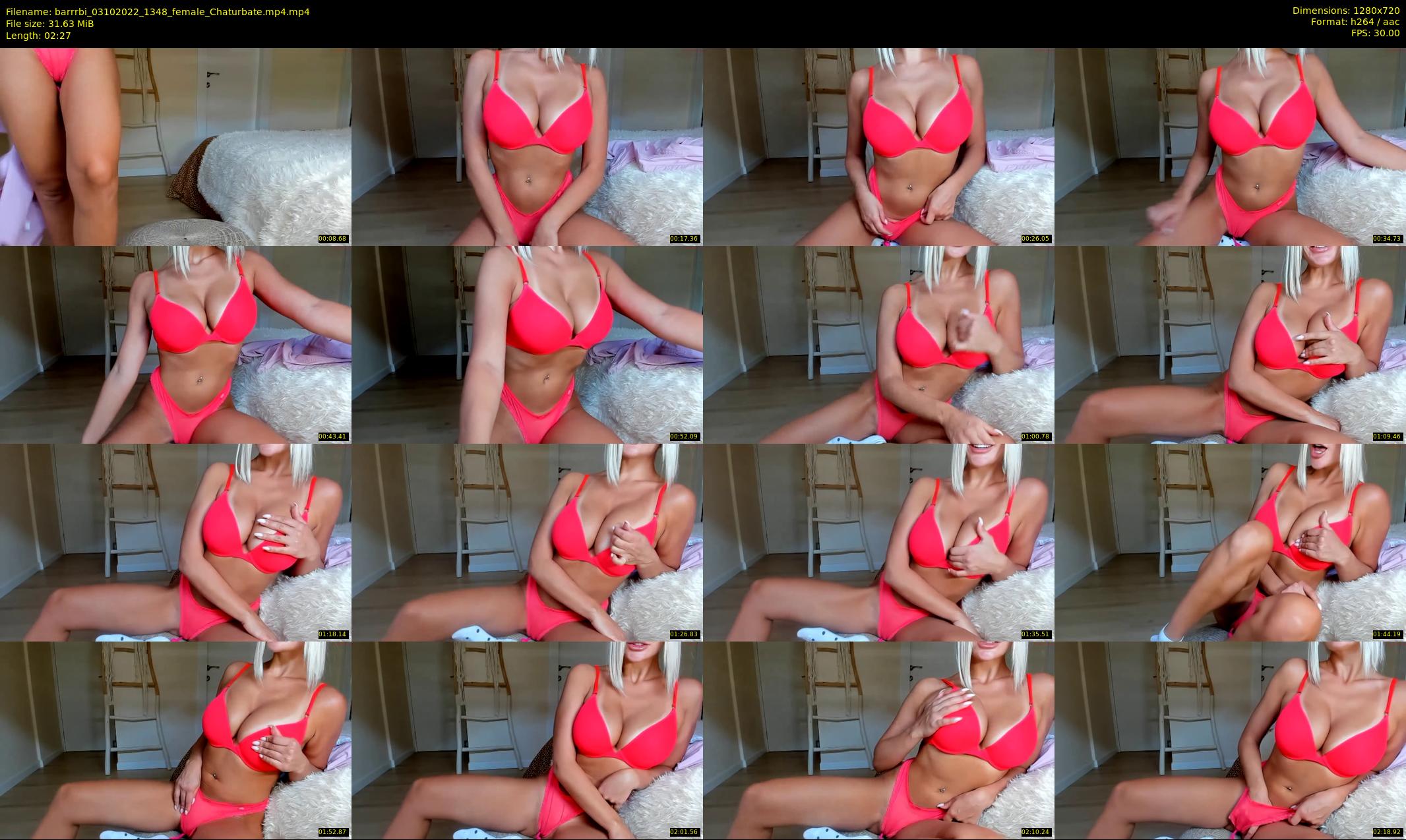 barrrbi — 3 minute Chaturbate female cam show recording, 720p, Oct 3, 2022