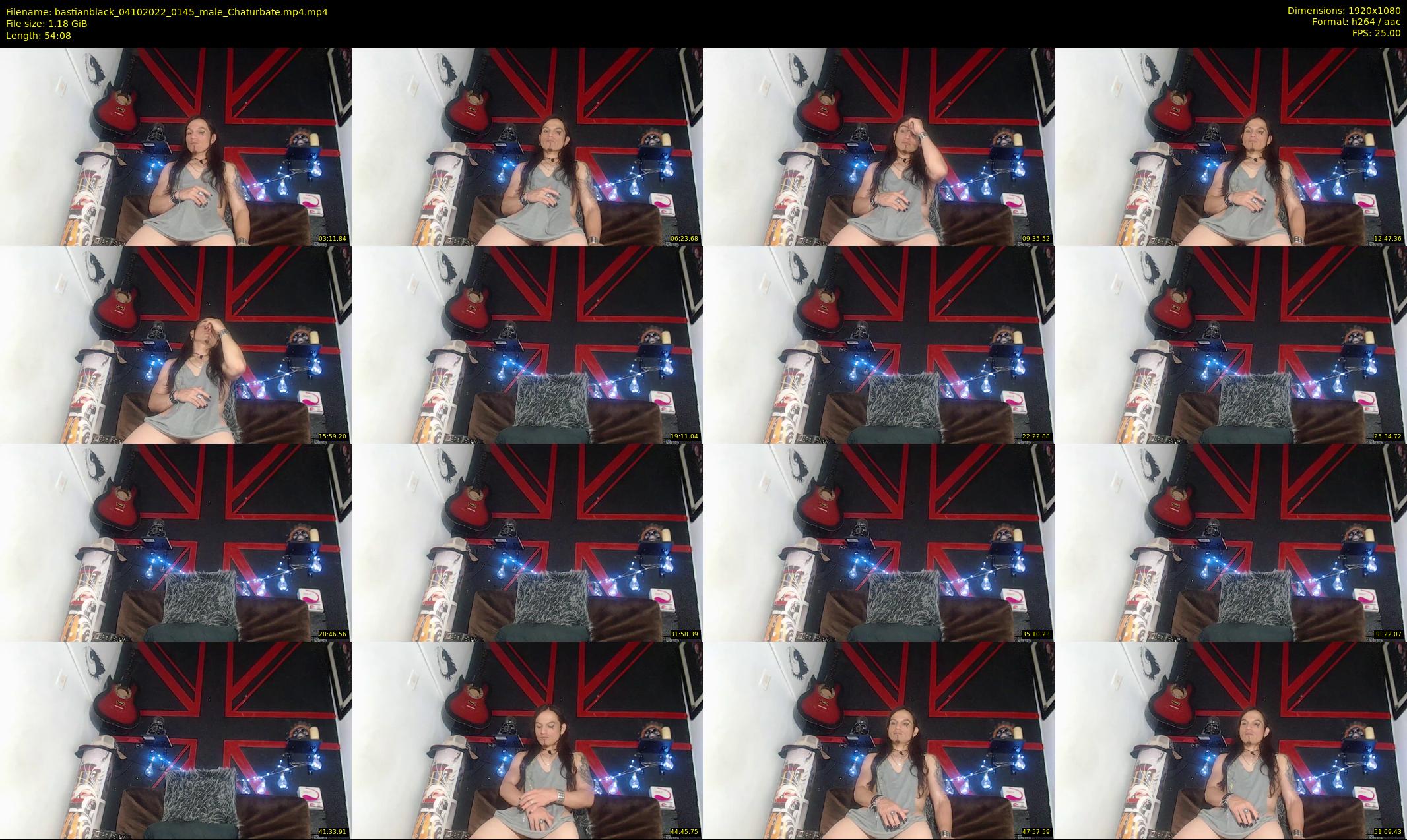 bastianblack — 55 minute Chaturbate male cam show recording, 1080p, Oct 4, 2022