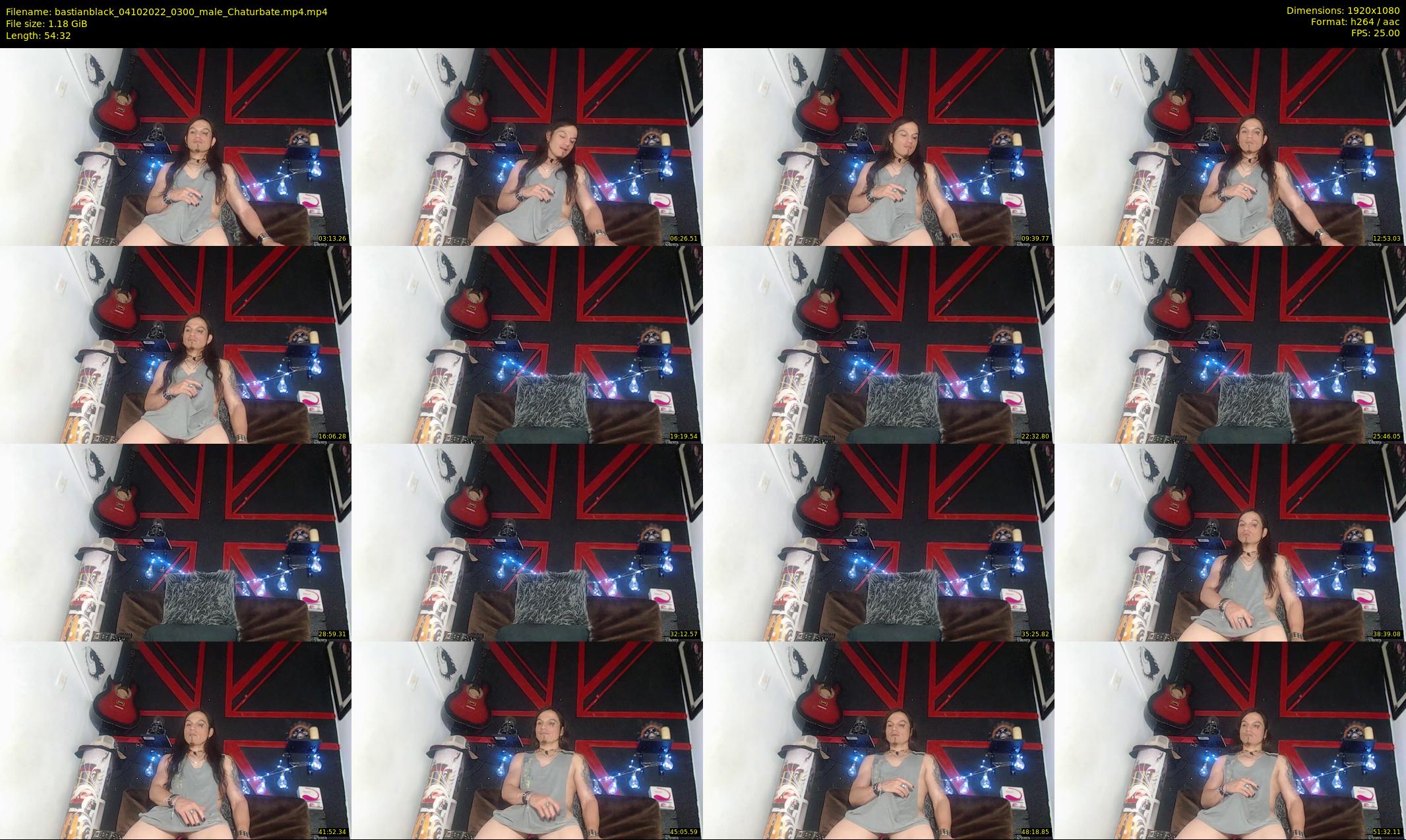 bastianblack — 55 minute Chaturbate male cam show recording, 1080p, Oct 4, 2022