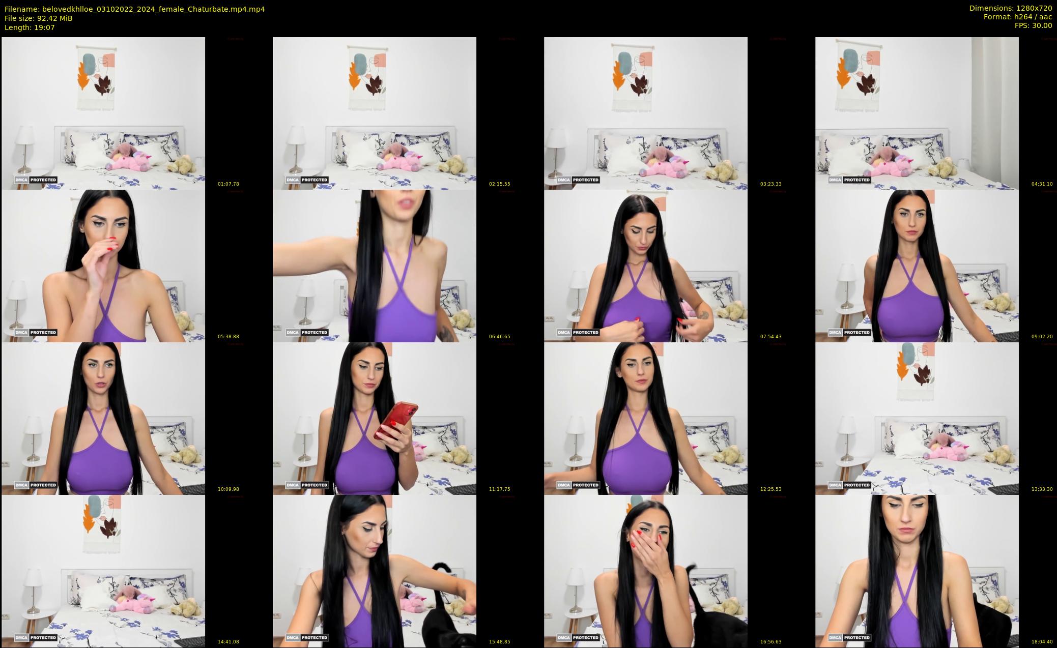 belovedkhlloe — 20 minute Chaturbate female cam show recording, 720p, Oct 3, 2022