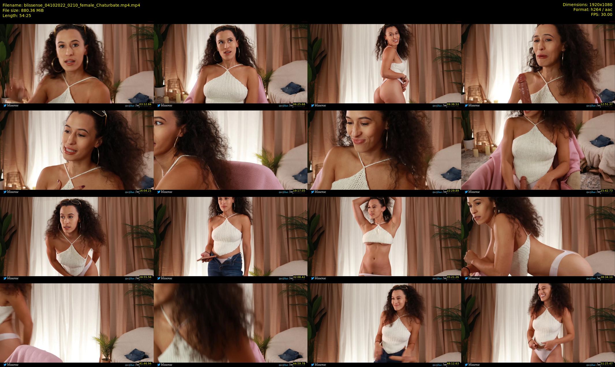 blissense — 55 minute Chaturbate female cam show recording, 1080p, Oct 4, 2022