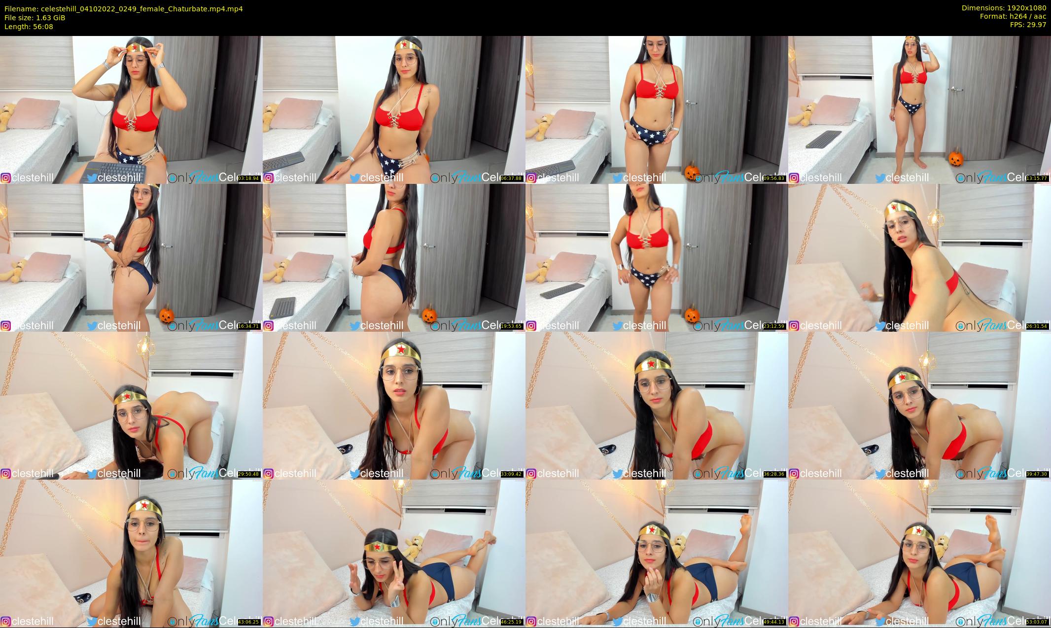 celestehill — 57 minute Chaturbate female cam show recording, 1080p, Oct 4, 2022