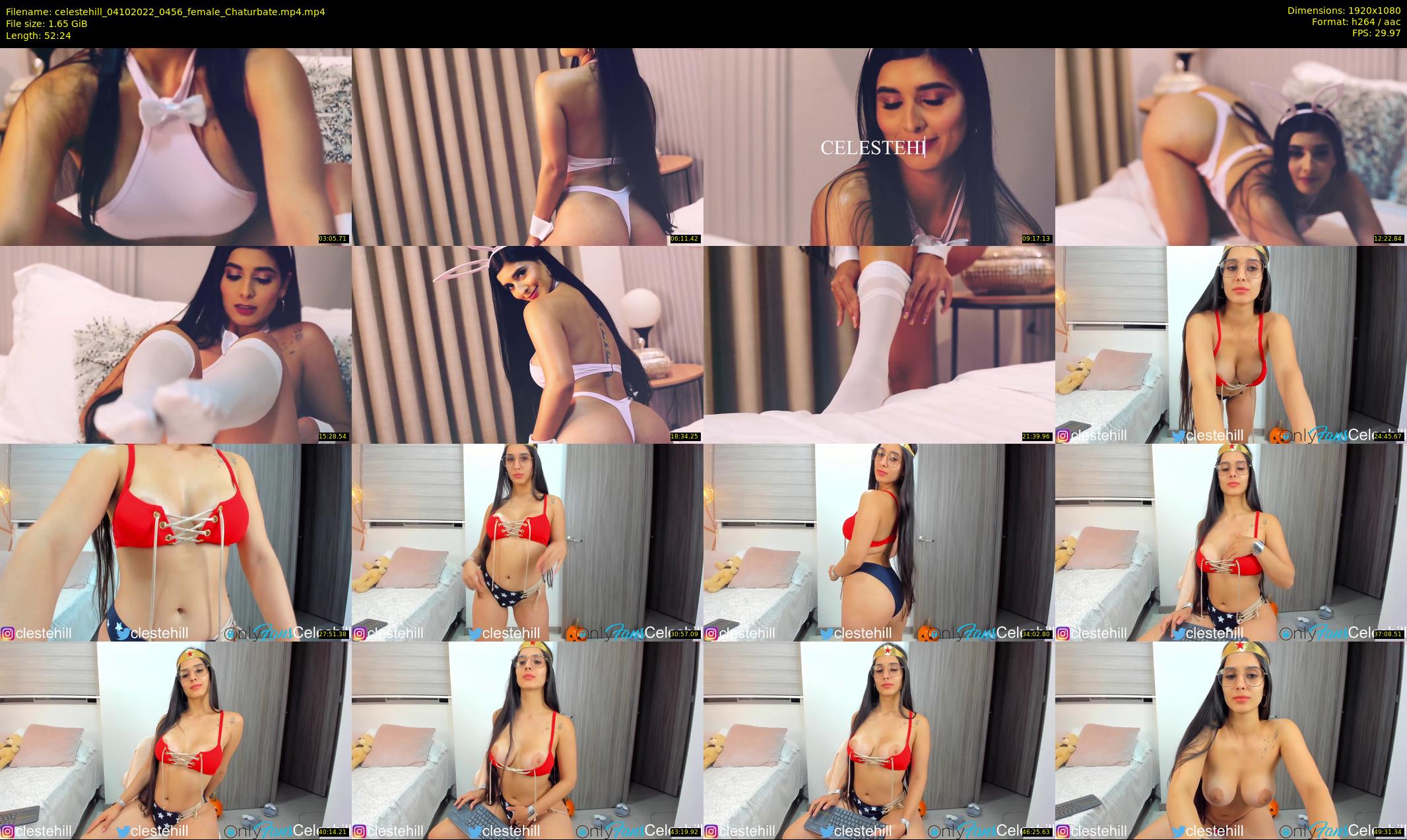 celestehill — 53 minute Chaturbate female cam show recording, 1080p, Oct 4, 2022