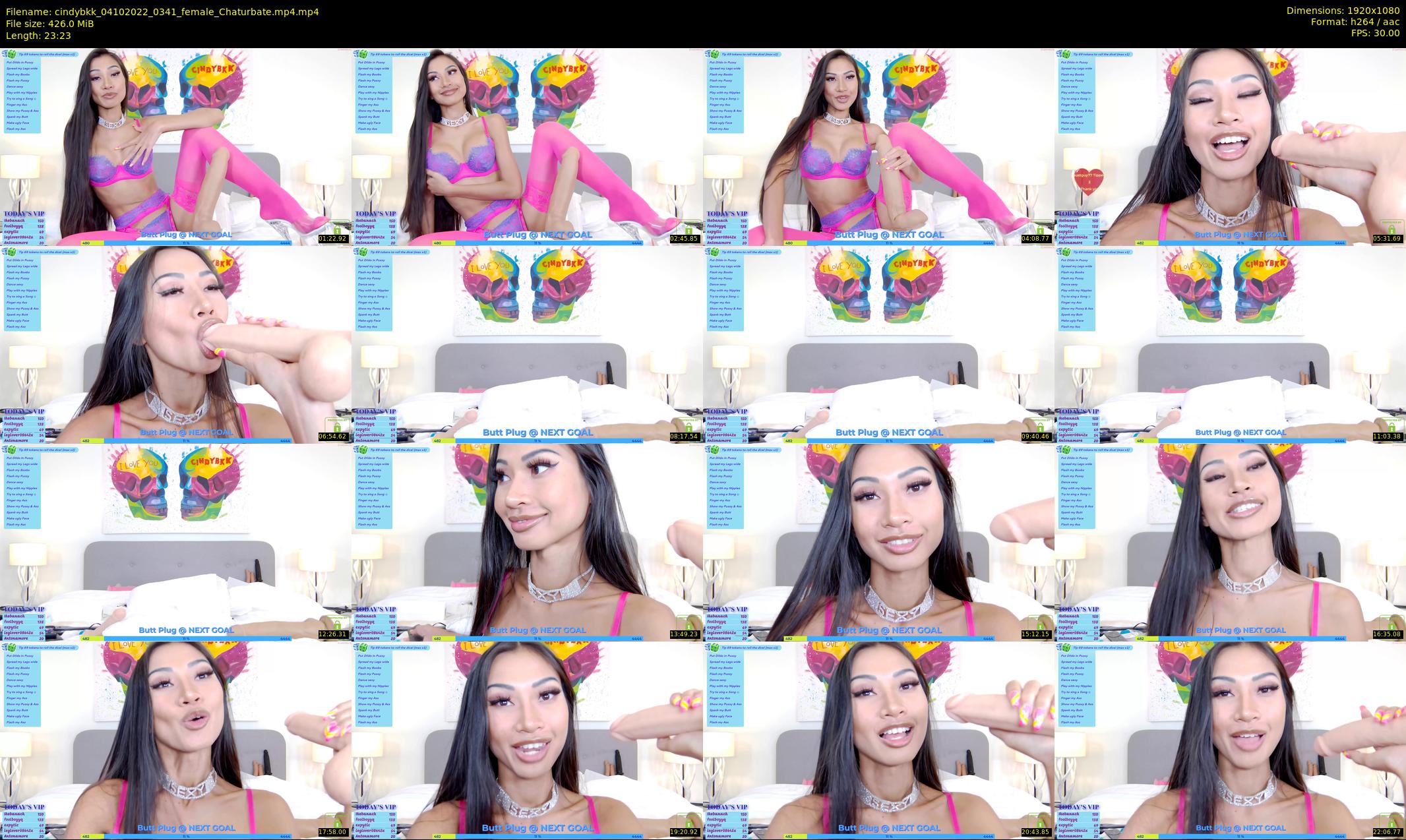 cindybkk — 24 minute Chaturbate female cam show recording, 1080p, Oct 4, 2022