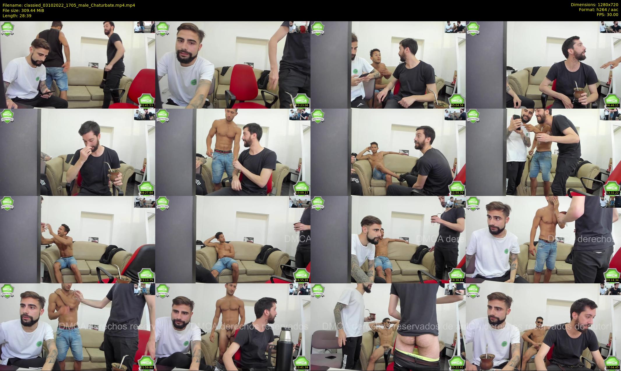 classied — 29 minute Chaturbate male cam show recording, 720p, Oct 3, 2022