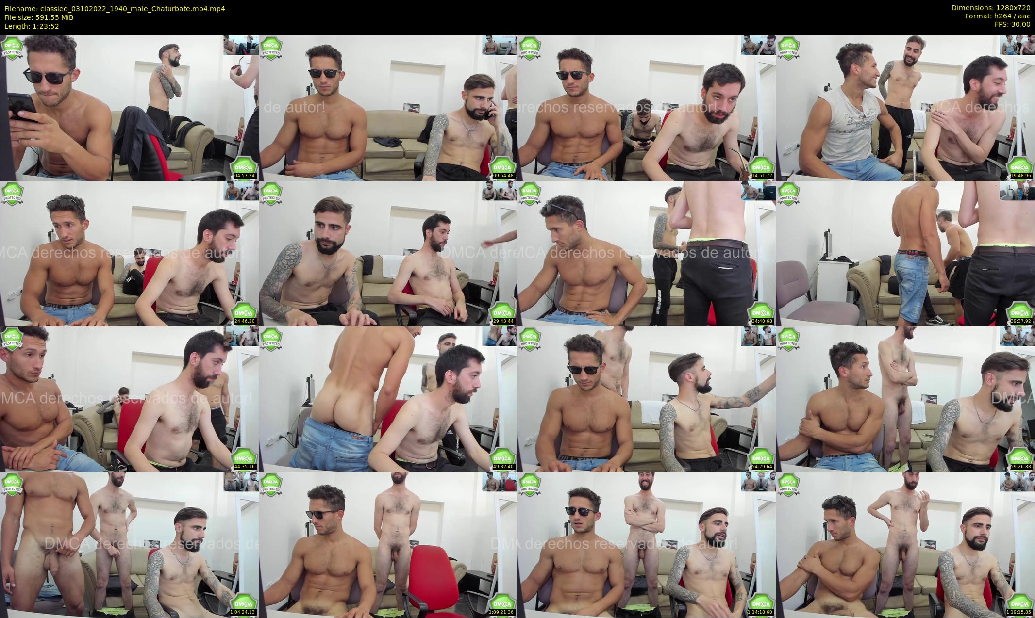 classied — 84 minute Chaturbate male cam show recording, 720p, Oct 3, 2022