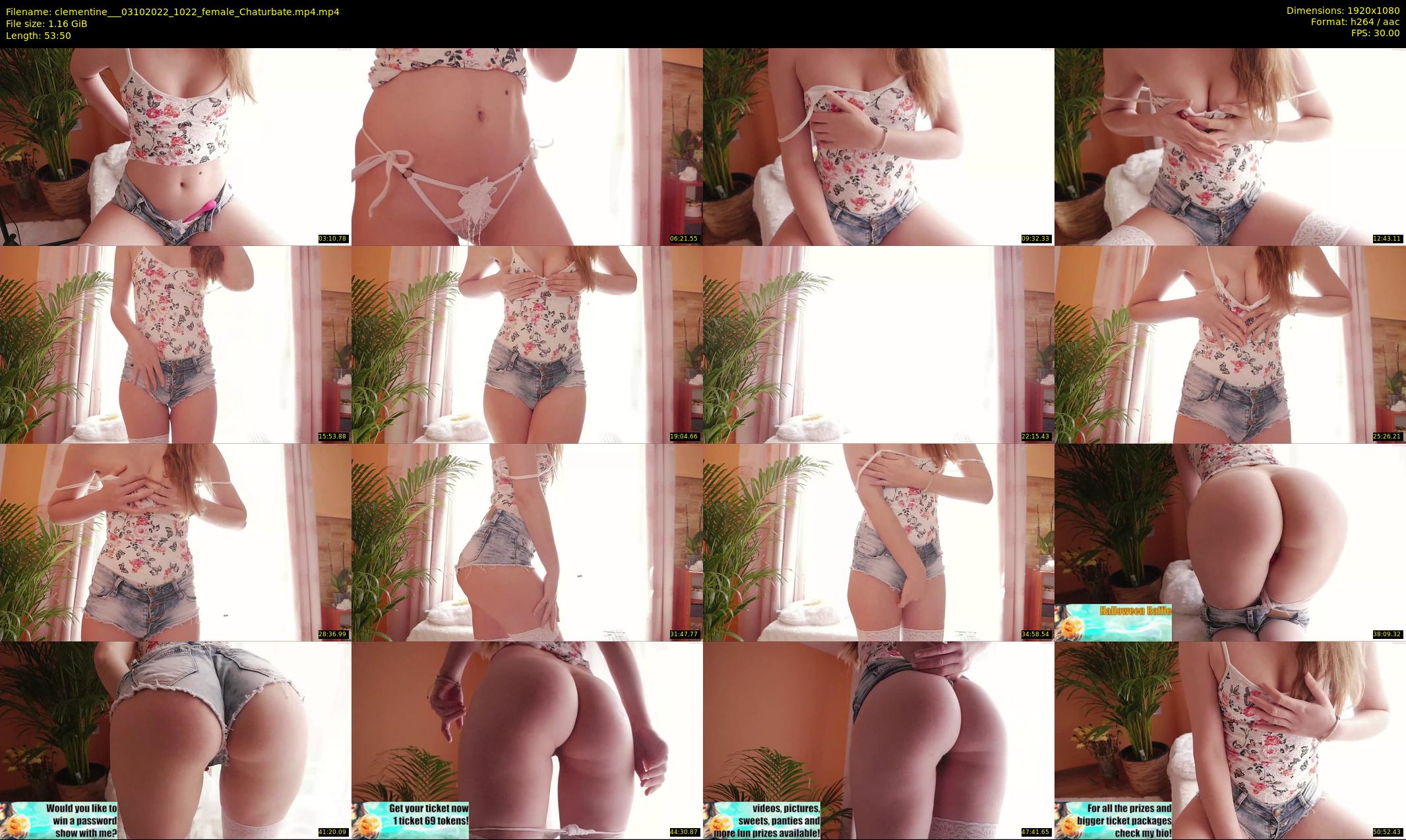 clementine__ — 54 minute Chaturbate female cam show recording, 1080p, Oct 3, 2022