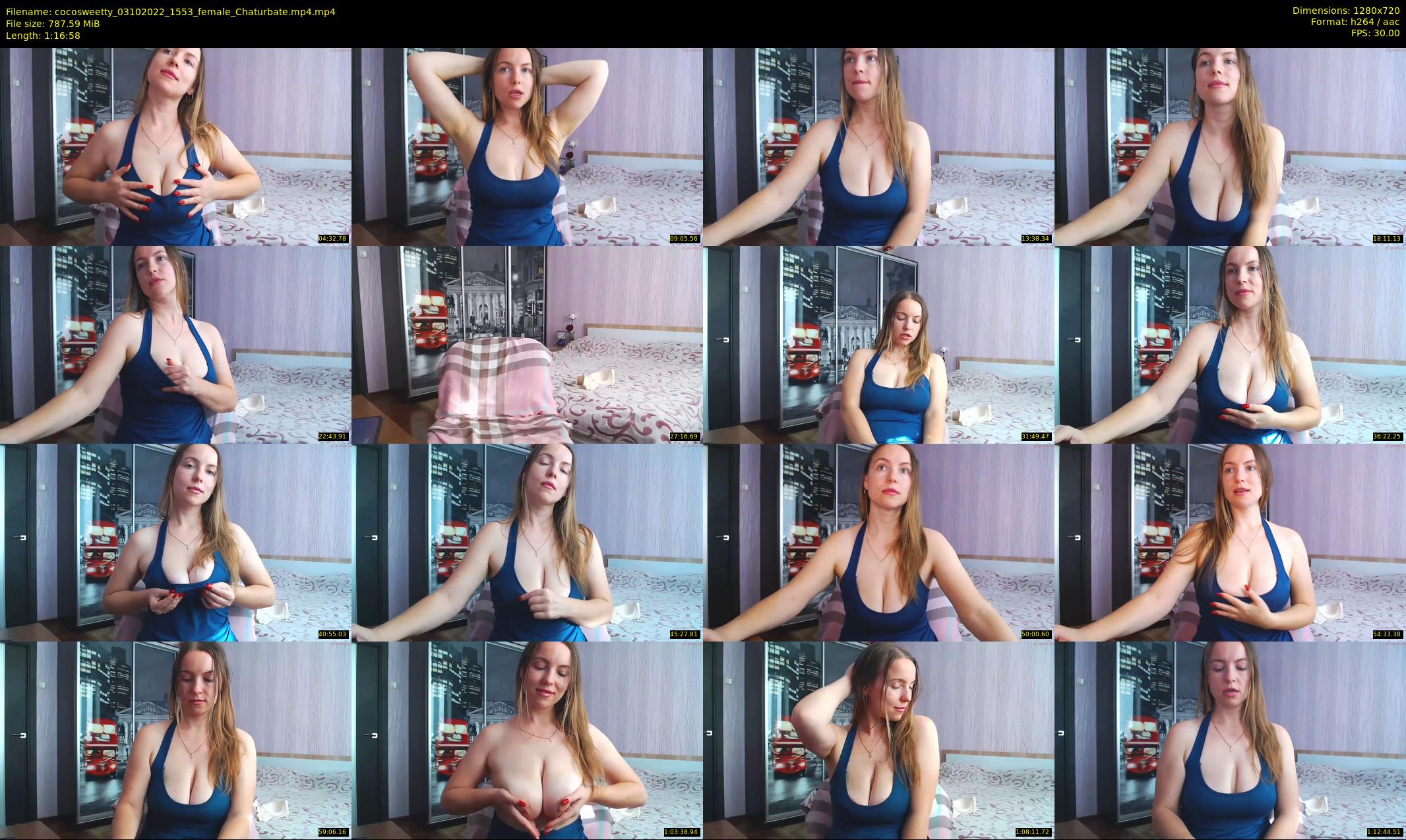 cocosweetty — 77 minute Chaturbate female cam show recording, 720p, Oct 3, 2022