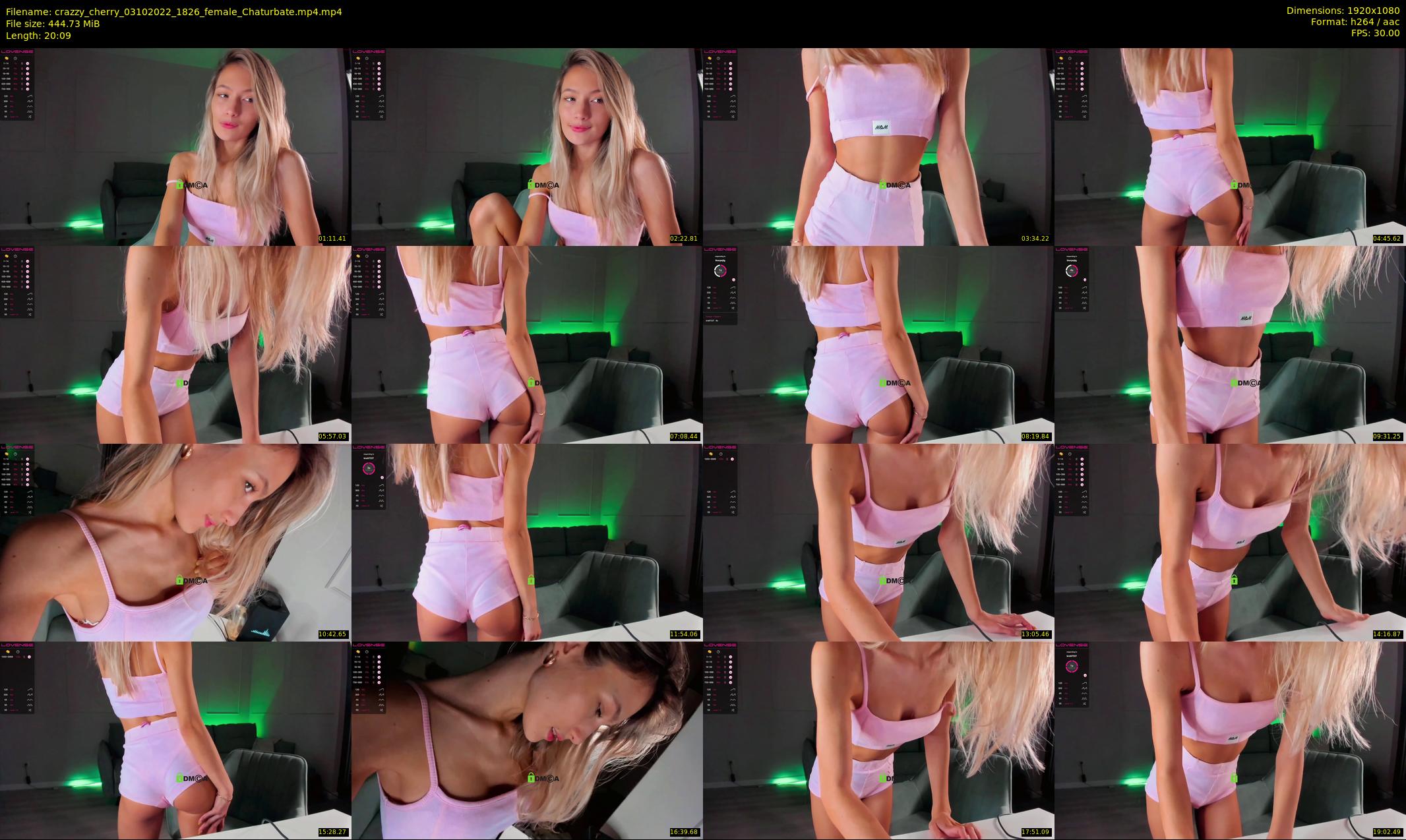 crazzy_cherry — 21 minute Chaturbate female cam show recording, 1080p, Oct 3, 2022