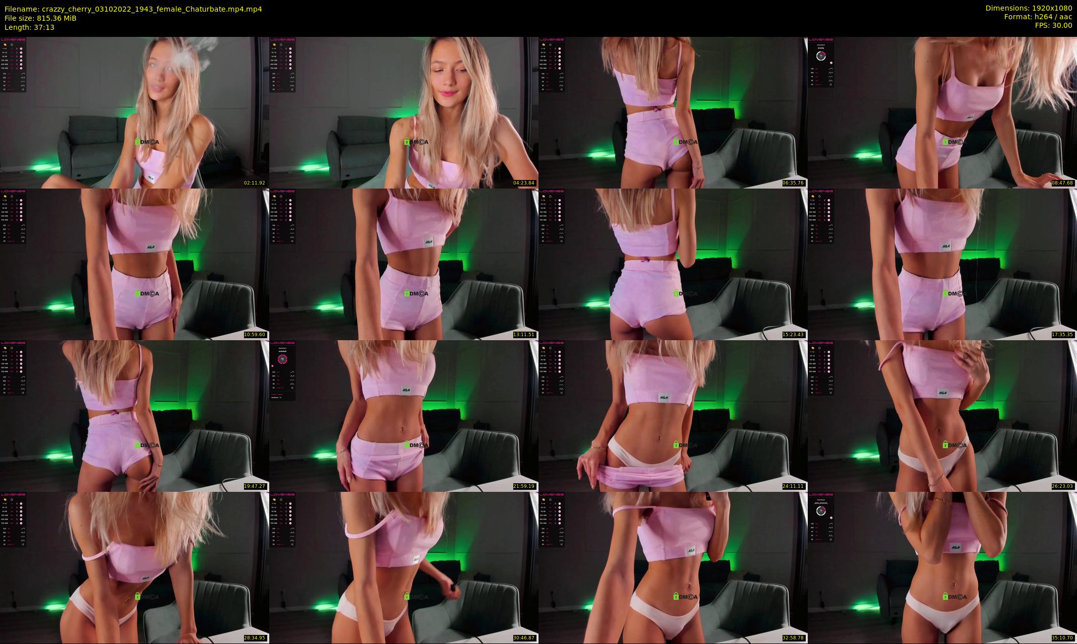 crazzy_cherry — 38 minute Chaturbate female cam show recording, 1080p, Oct 3, 2022