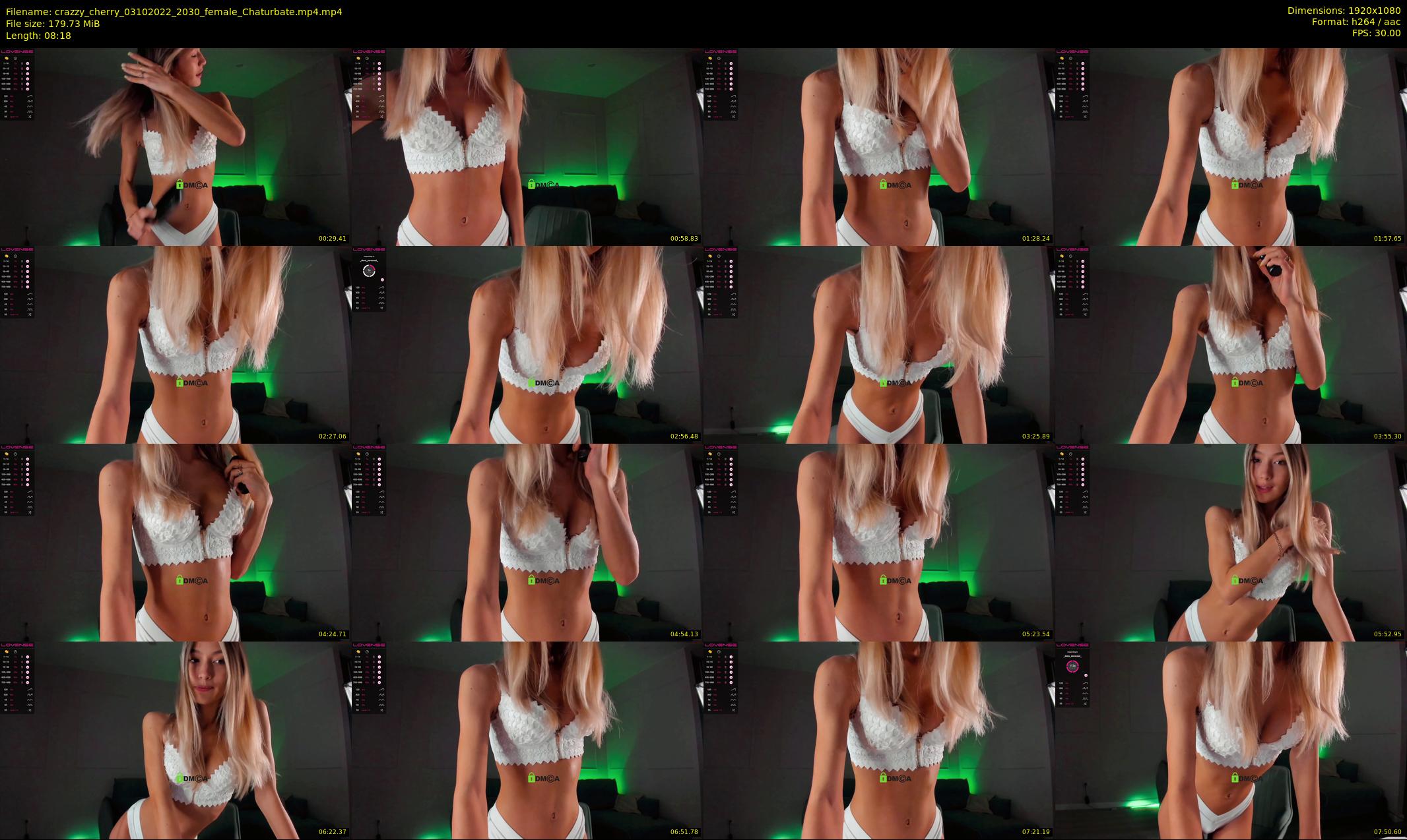 crazzy_cherry — 9 minute Chaturbate female cam show recording, 1080p, Oct 3, 2022