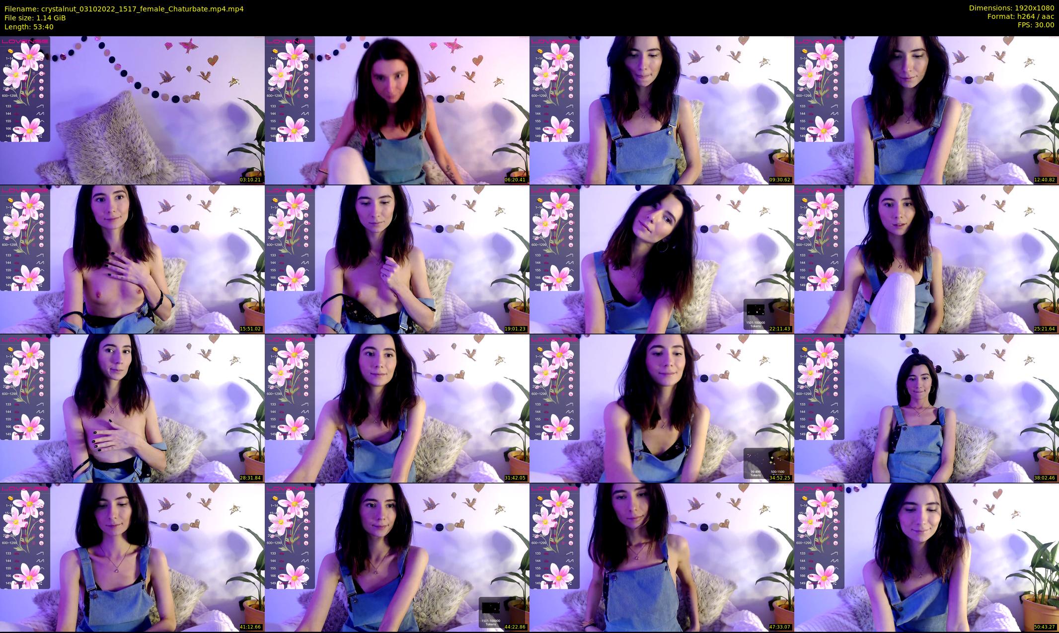 crystalnut — 54 minute Chaturbate female cam show recording, 1080p, Oct 3, 2022