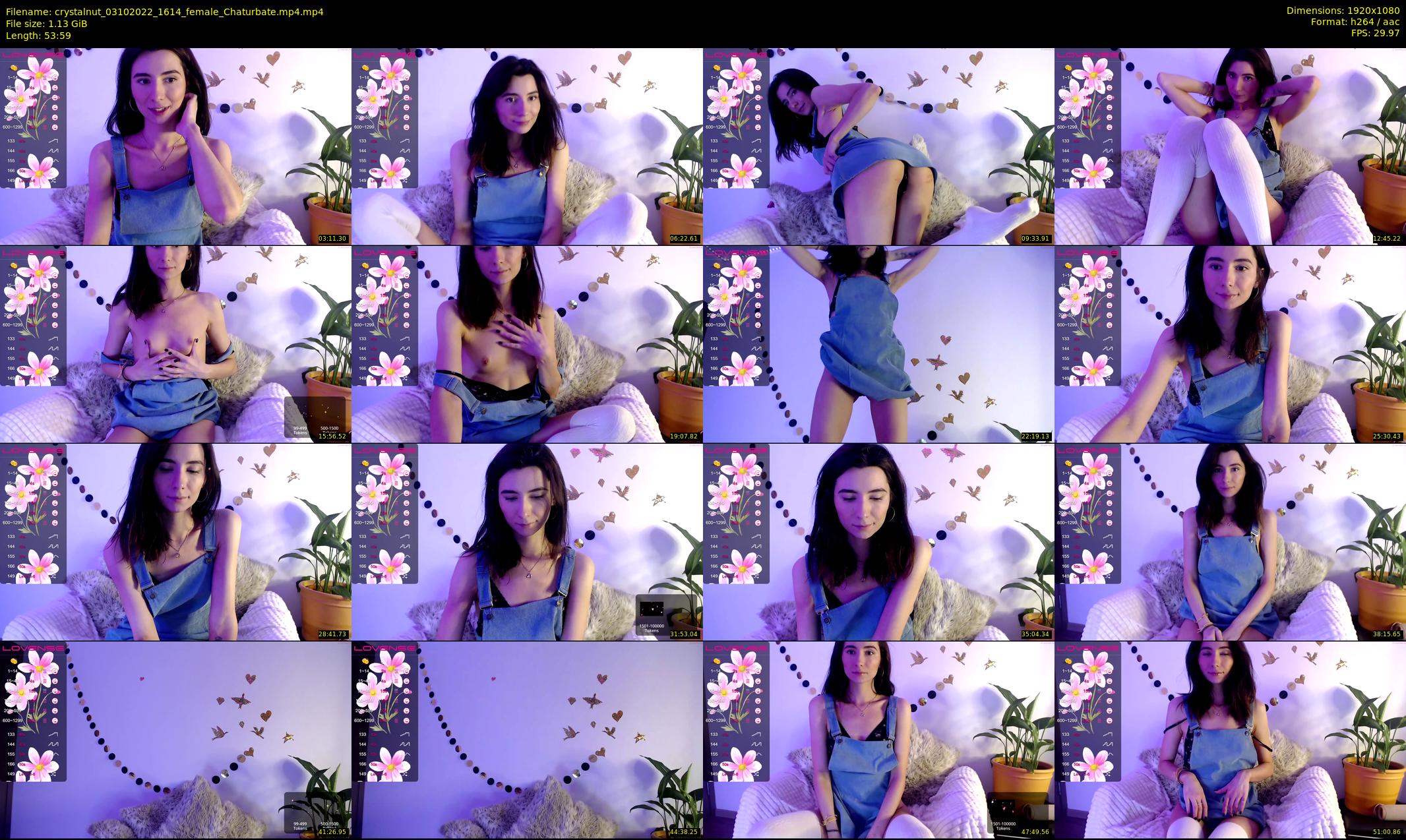 crystalnut — 54 minute Chaturbate female cam show recording, 1080p, Oct 3, 2022