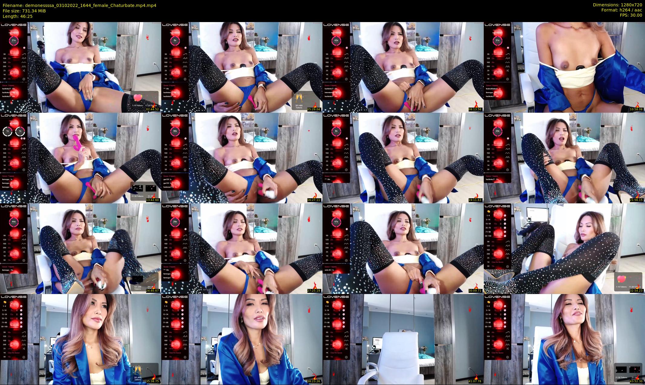 demonessssa — 47 minute Chaturbate female cam show recording, 720p, Oct 3, 2022
