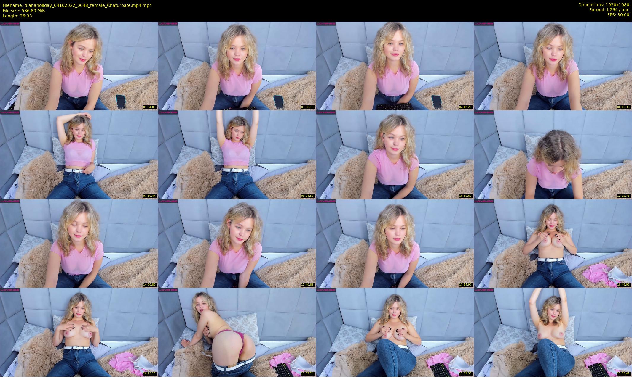 dianaholiday — 27 minute Chaturbate female cam show recording, 1080p, Oct 4, 2022