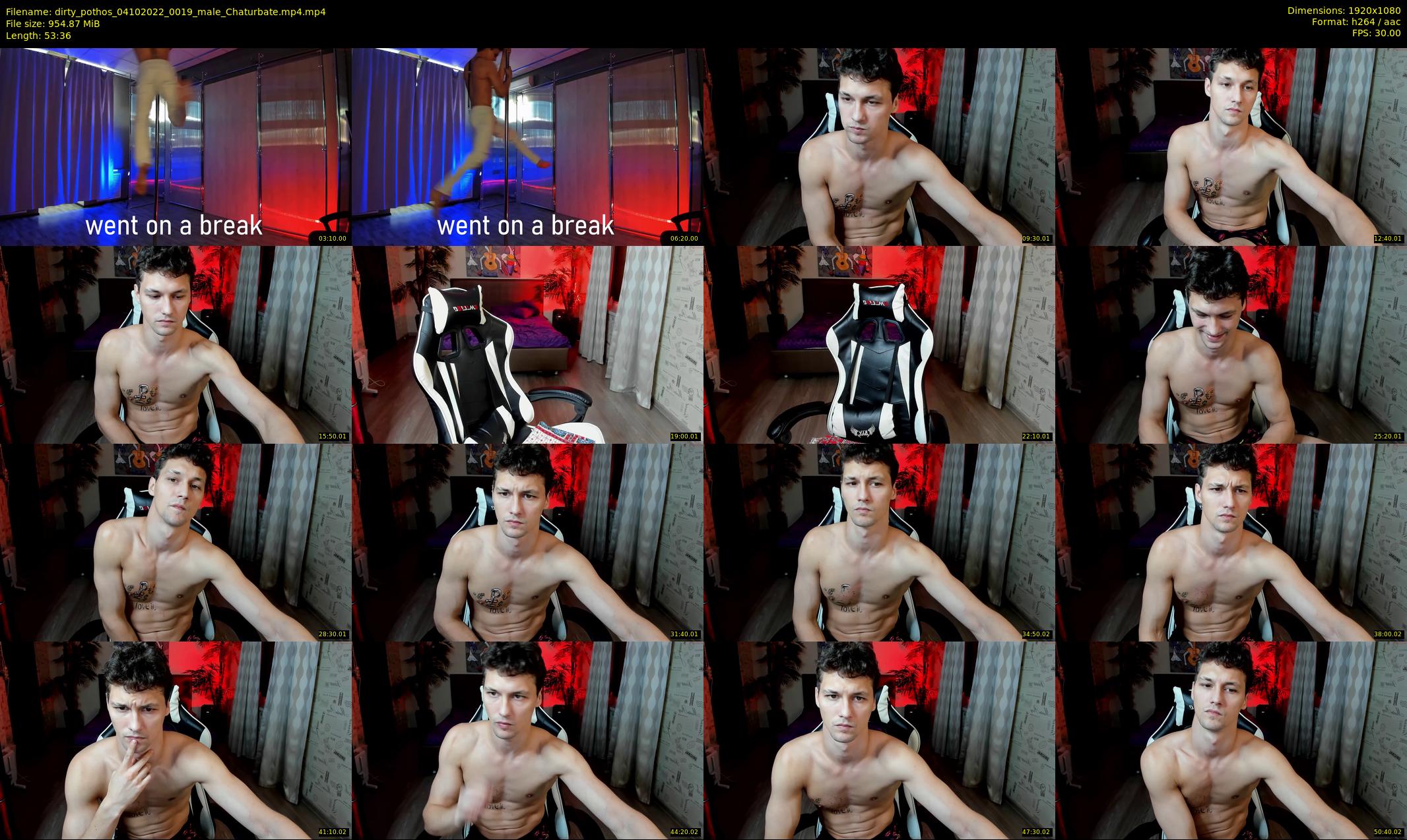 dirty_pothos — 54 minute Chaturbate male cam show recording, 1080p, Oct 4, 2022