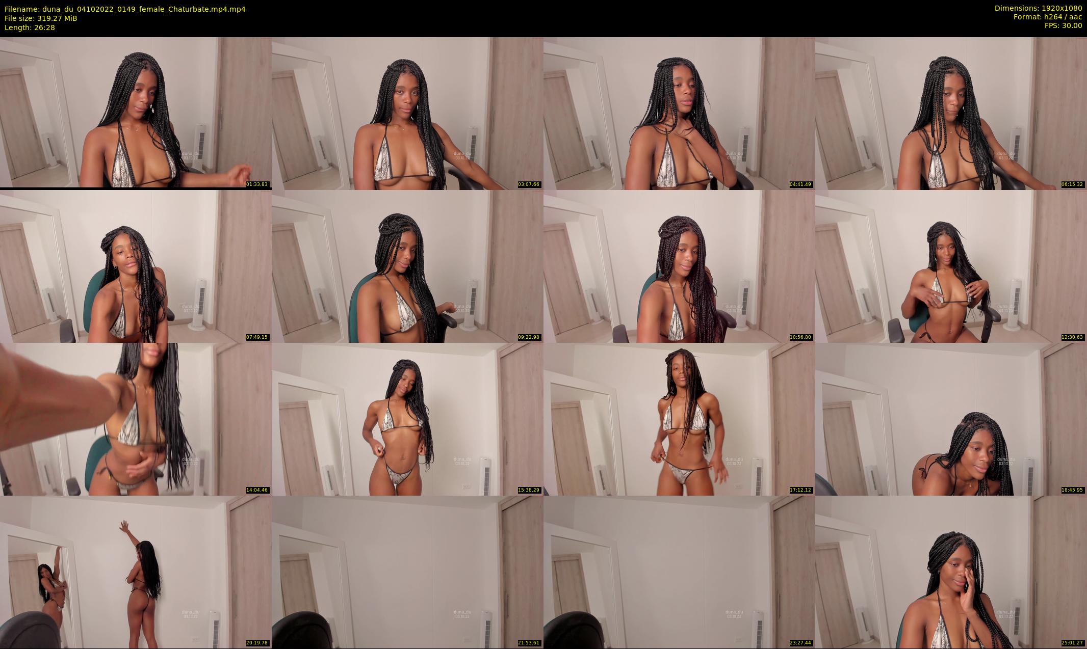 duna_du — 27 minute Chaturbate female cam show recording, 1080p, Oct 4, 2022