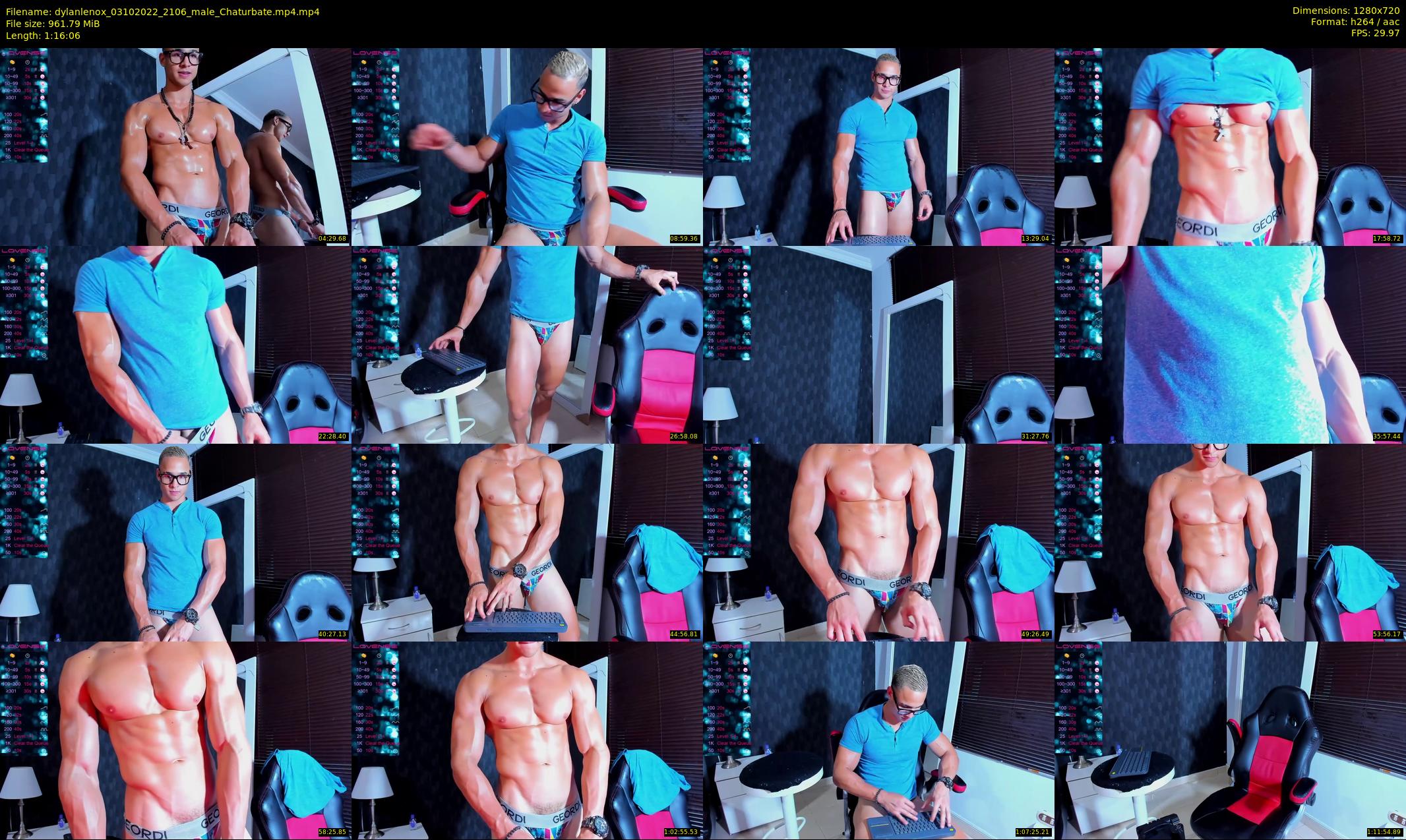 dylanlenox — 77 minute Chaturbate male cam show recording, 720p, Oct 3, 2022