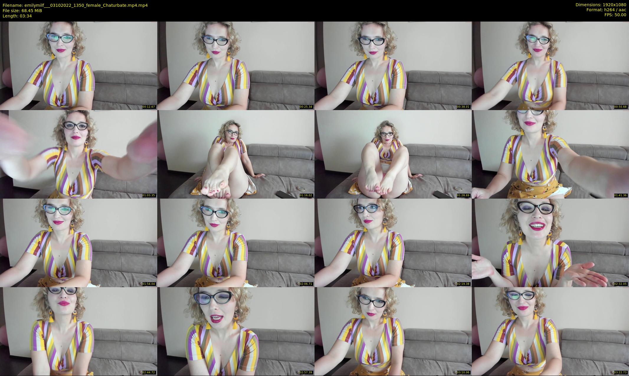 emilymilf__ — 4 minute Chaturbate female cam show recording, 1080p, Oct 3, 2022