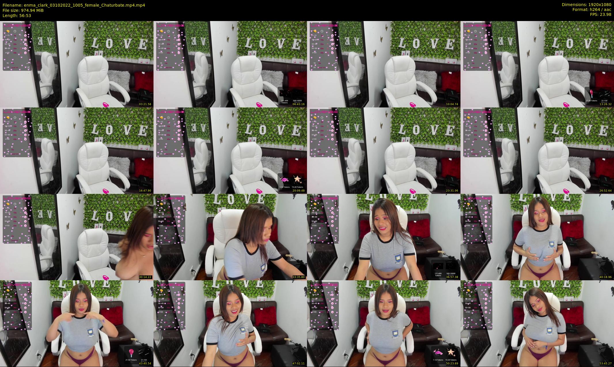 enma_clark — 57 minute Chaturbate female cam show recording, 1080p, Oct 3, 2022
