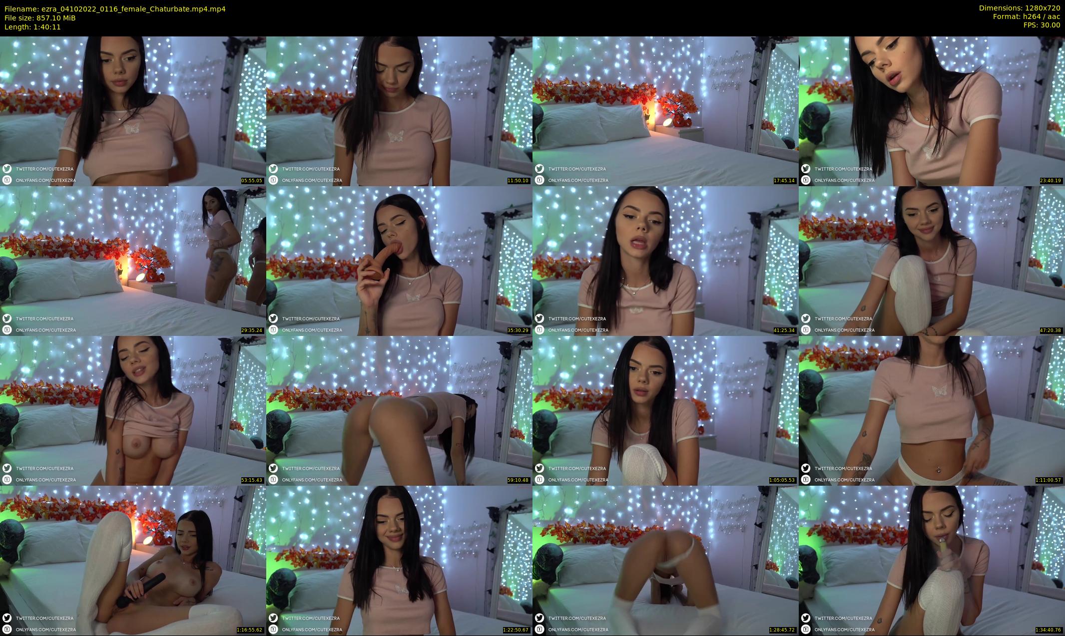 ezra — 101 minute Chaturbate female cam show recording, 720p, Oct 4, 2022