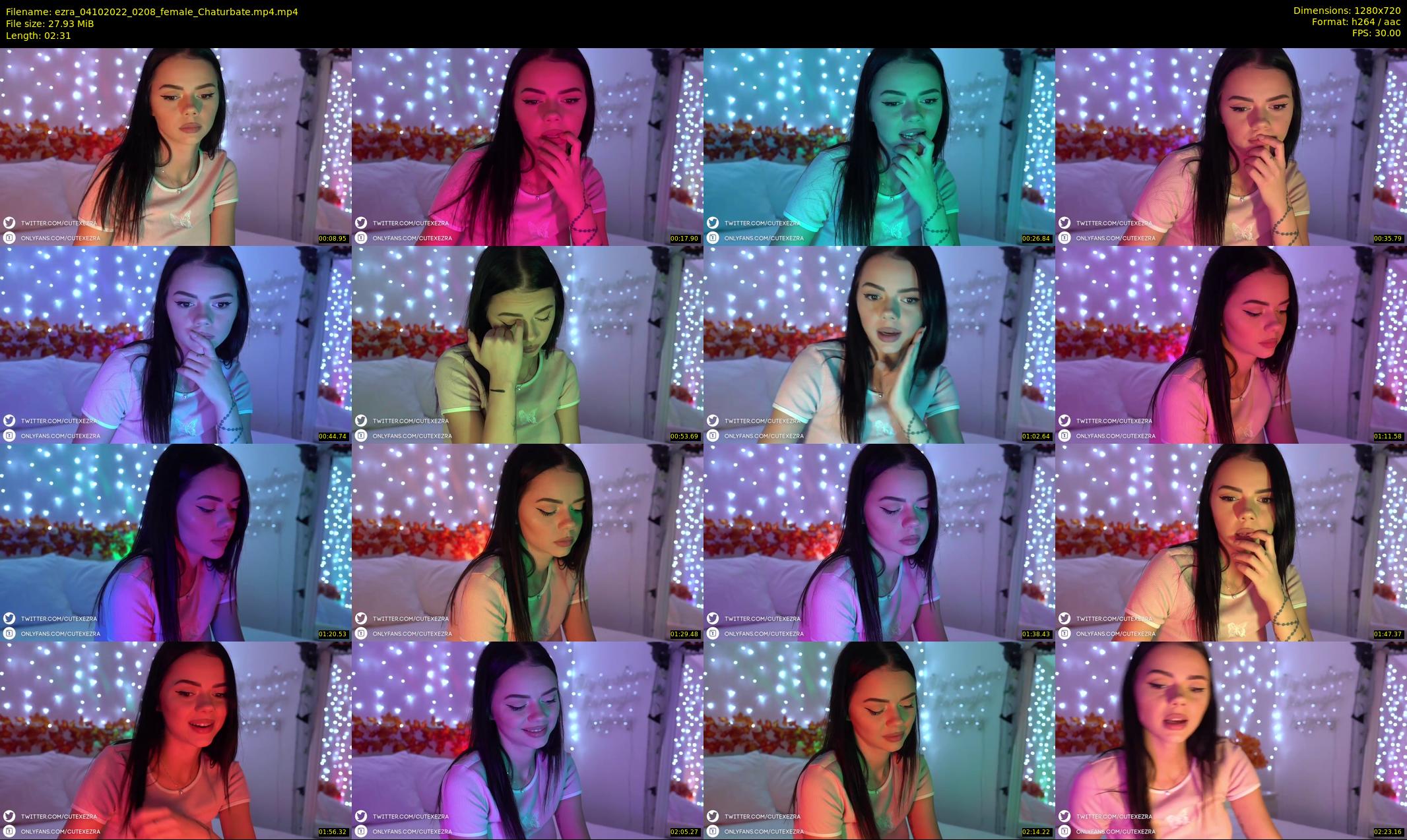 ezra — 3 minute Chaturbate female cam show recording, 720p, Oct 4, 2022