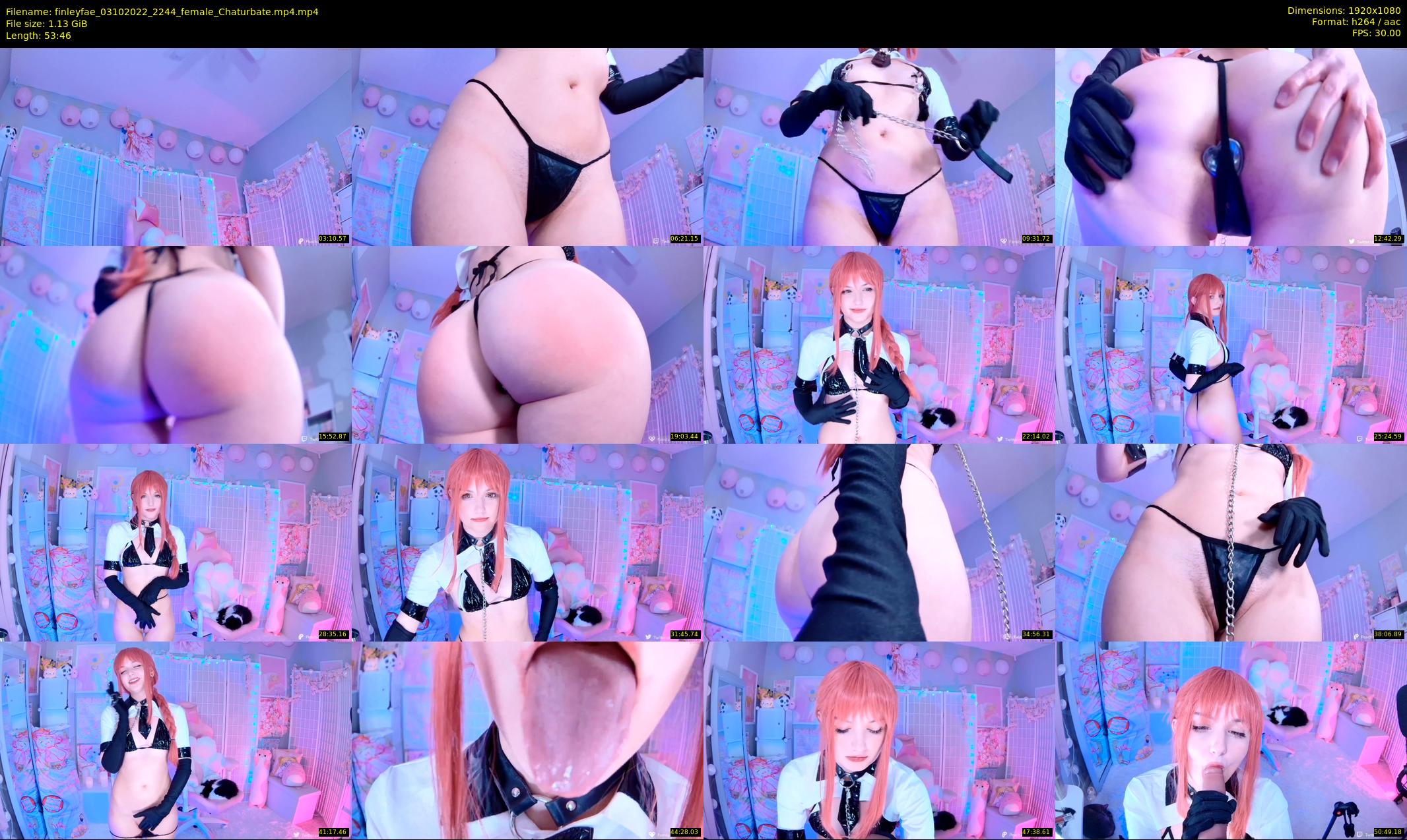finleyfae — 54 minute Chaturbate female cam show recording, 1080p, Oct 3, 2022