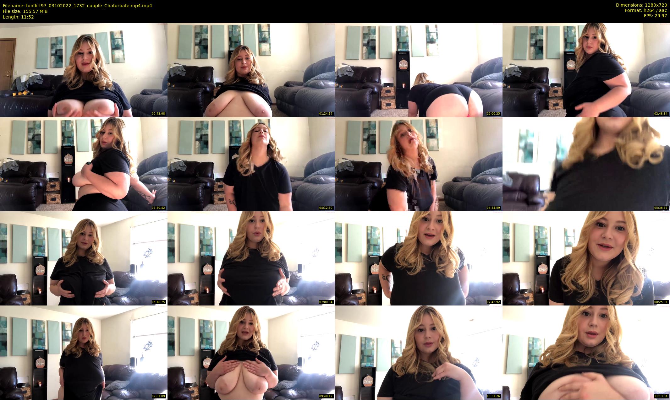 funflirt97 — 12 minute Chaturbate female cam show recording, 720p, Oct 3, 2022